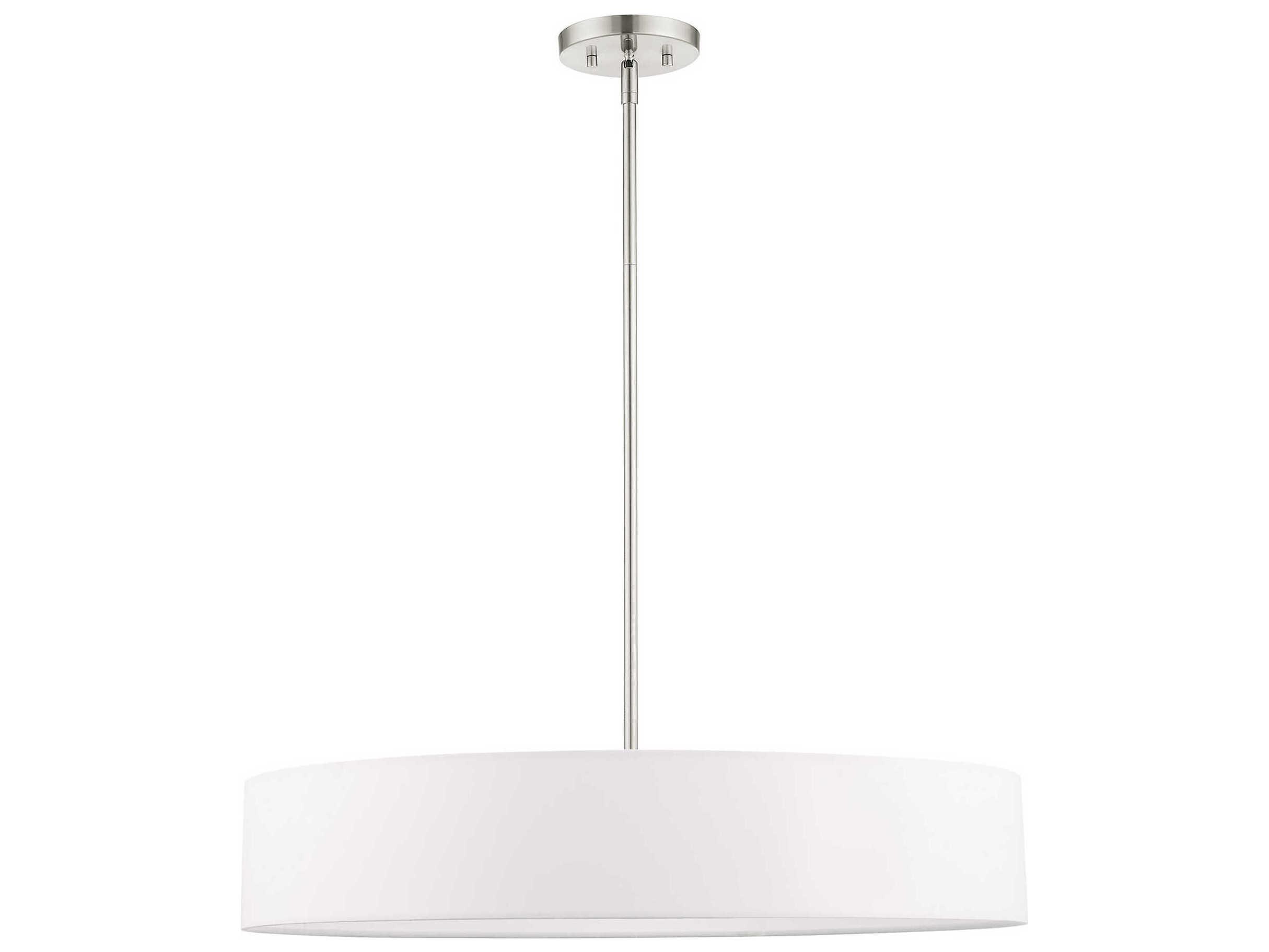 Livex Lighting Venlo 5-Light Brushed Nickel Pendant