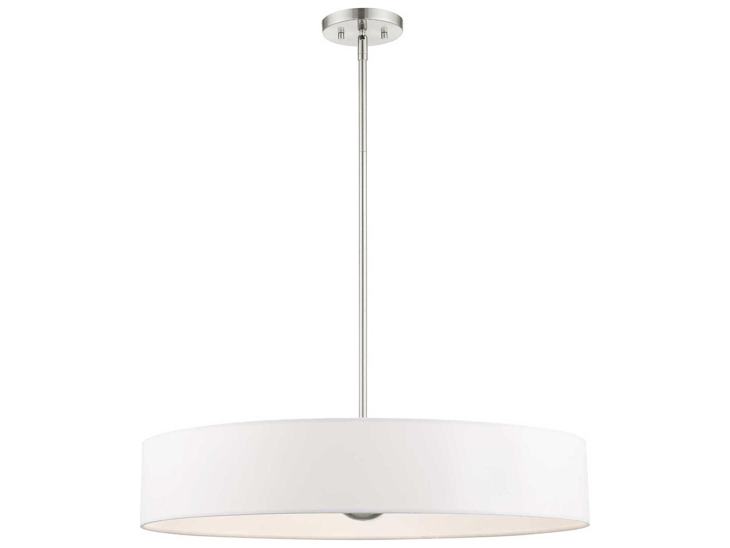 Livex Lighting Venlo 5-Light Brushed Nickel Pendant