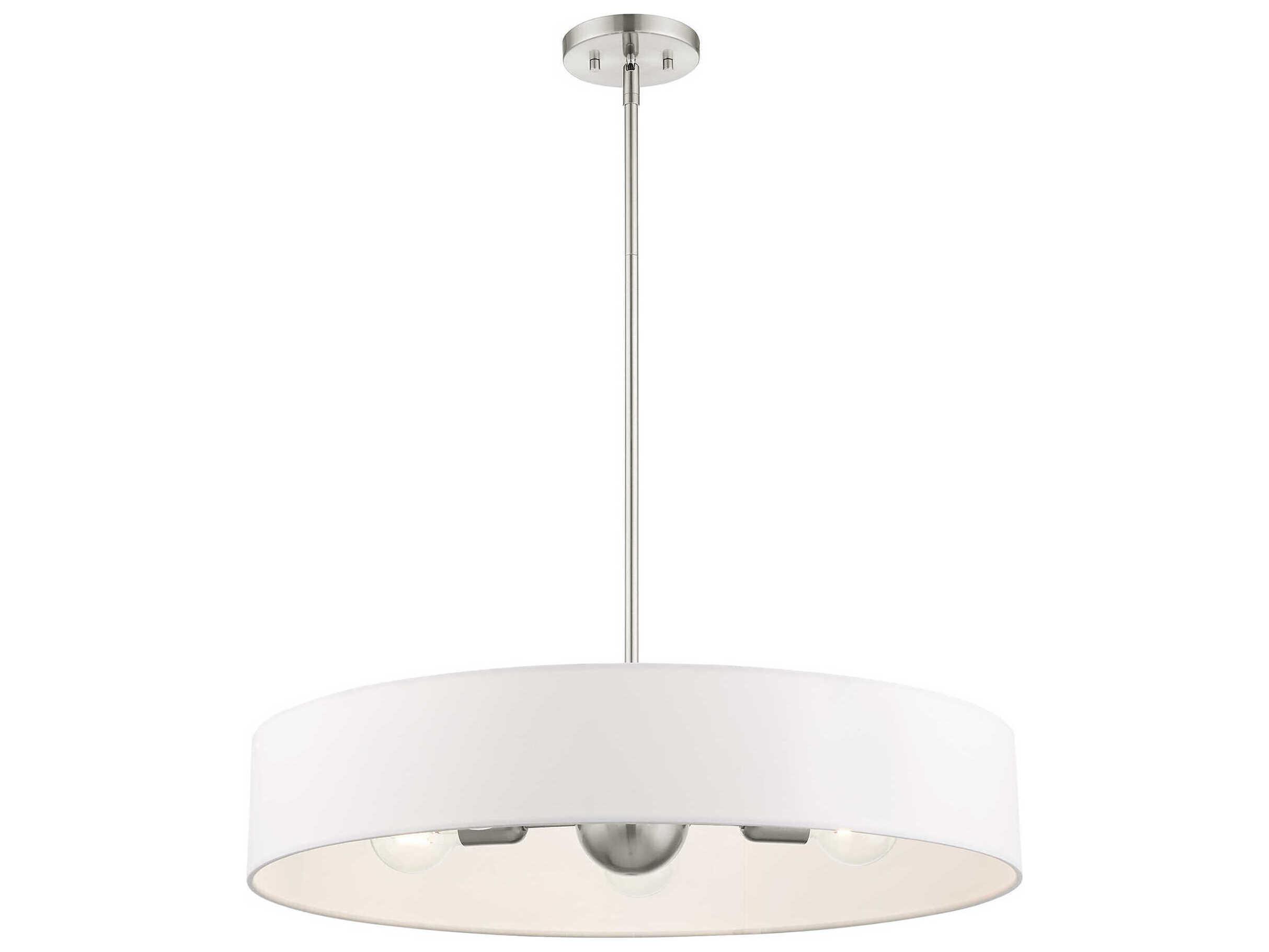 Livex Lighting Venlo 5-Light Brushed Nickel Pendant