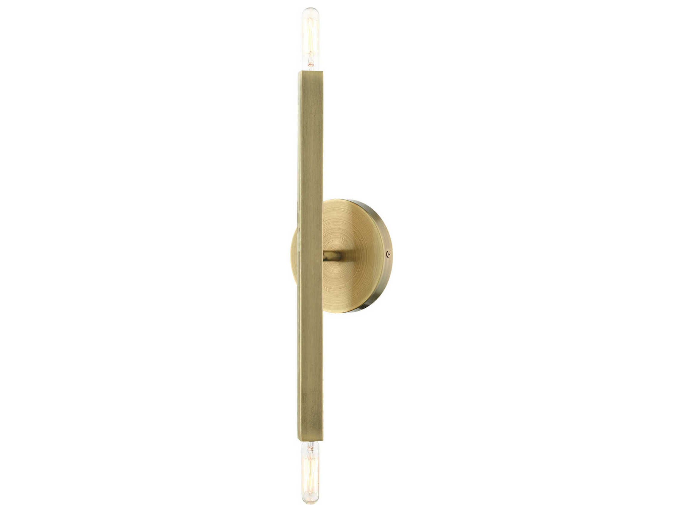 Livex Lighting Monaco 2-Light Antique Brass Wall Sconce