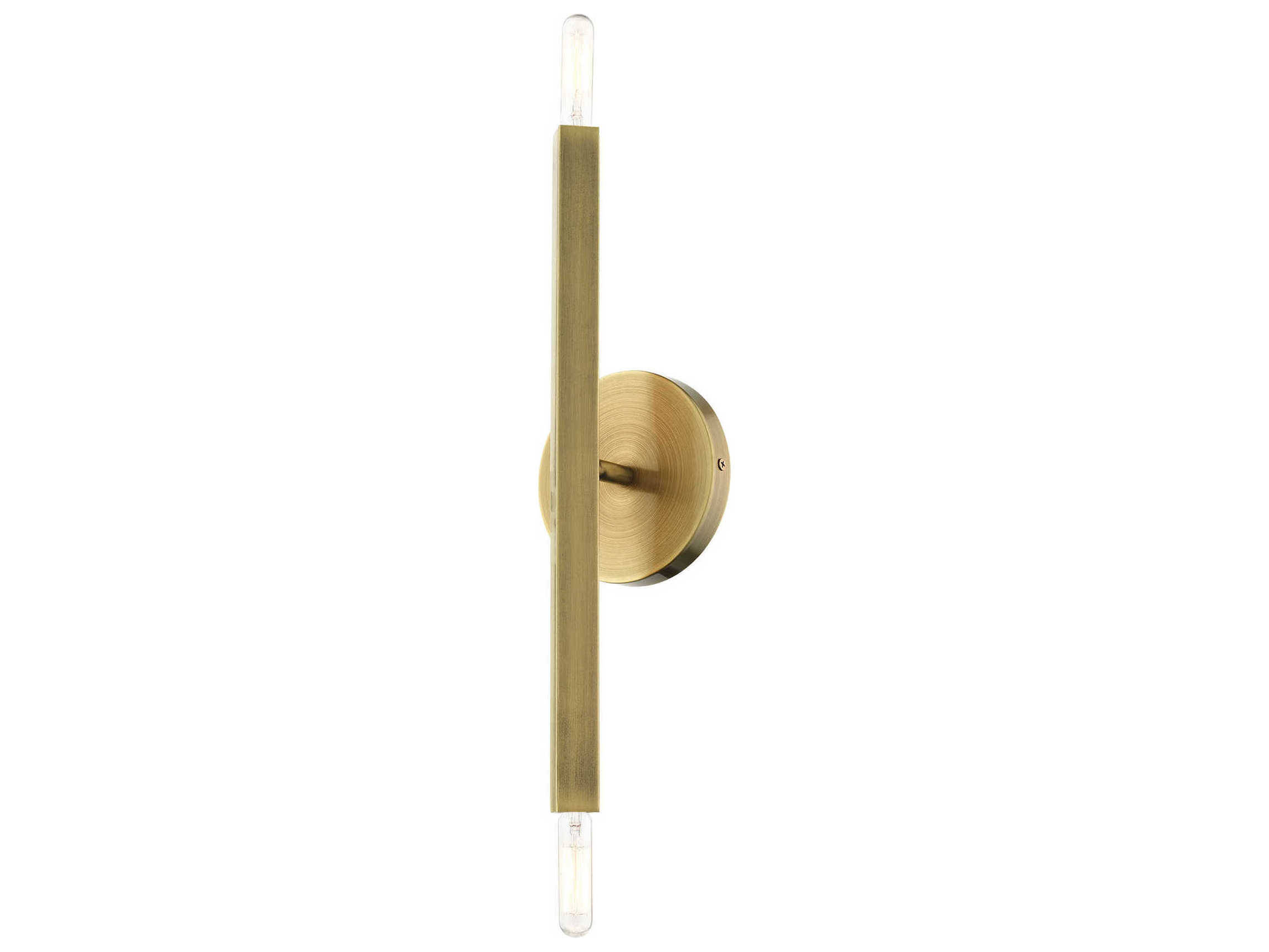 Livex Lighting Monaco 2-Light Antique Brass Wall Sconce