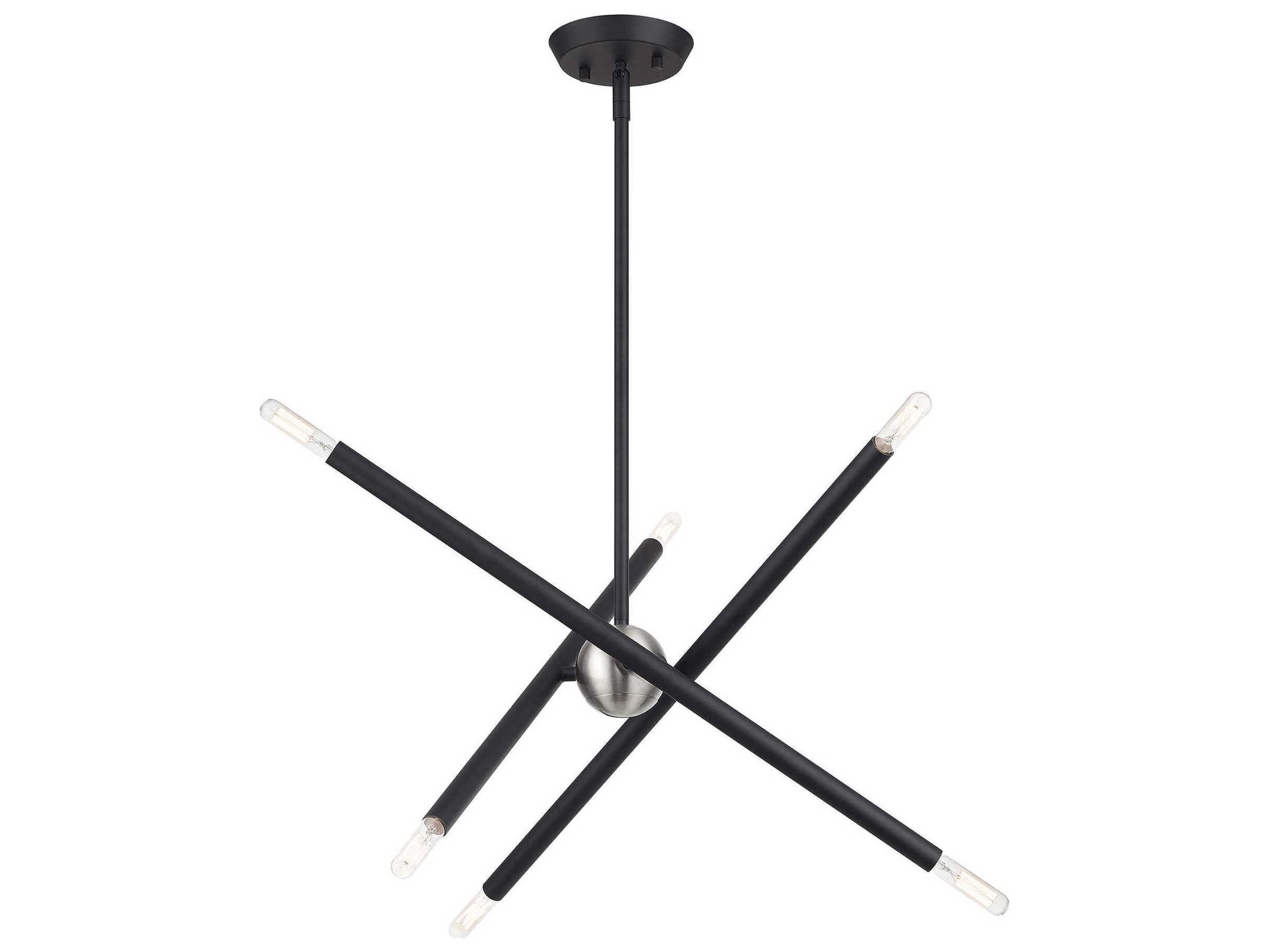 Livex Lighting Soho 6-Light Black Chandelier