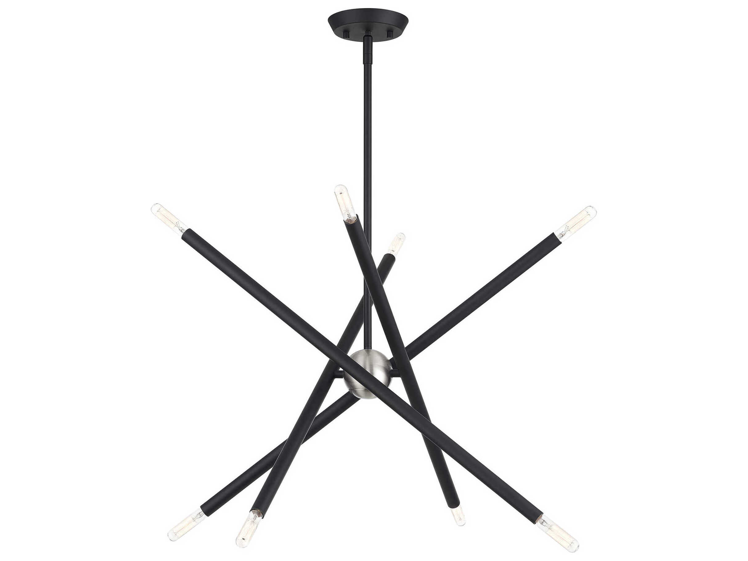 Livex Lighting Soho 8-Light Black Chandelier