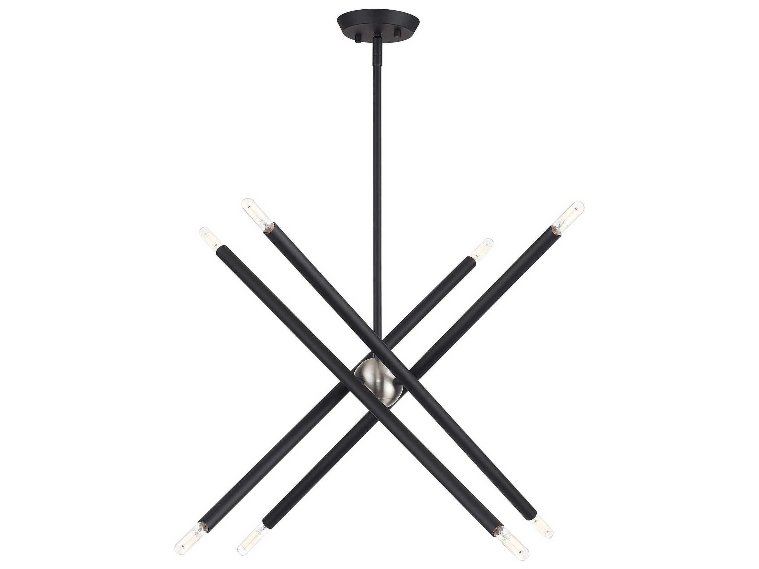 Livex Lighting Soho 8-Light Black Chandelier