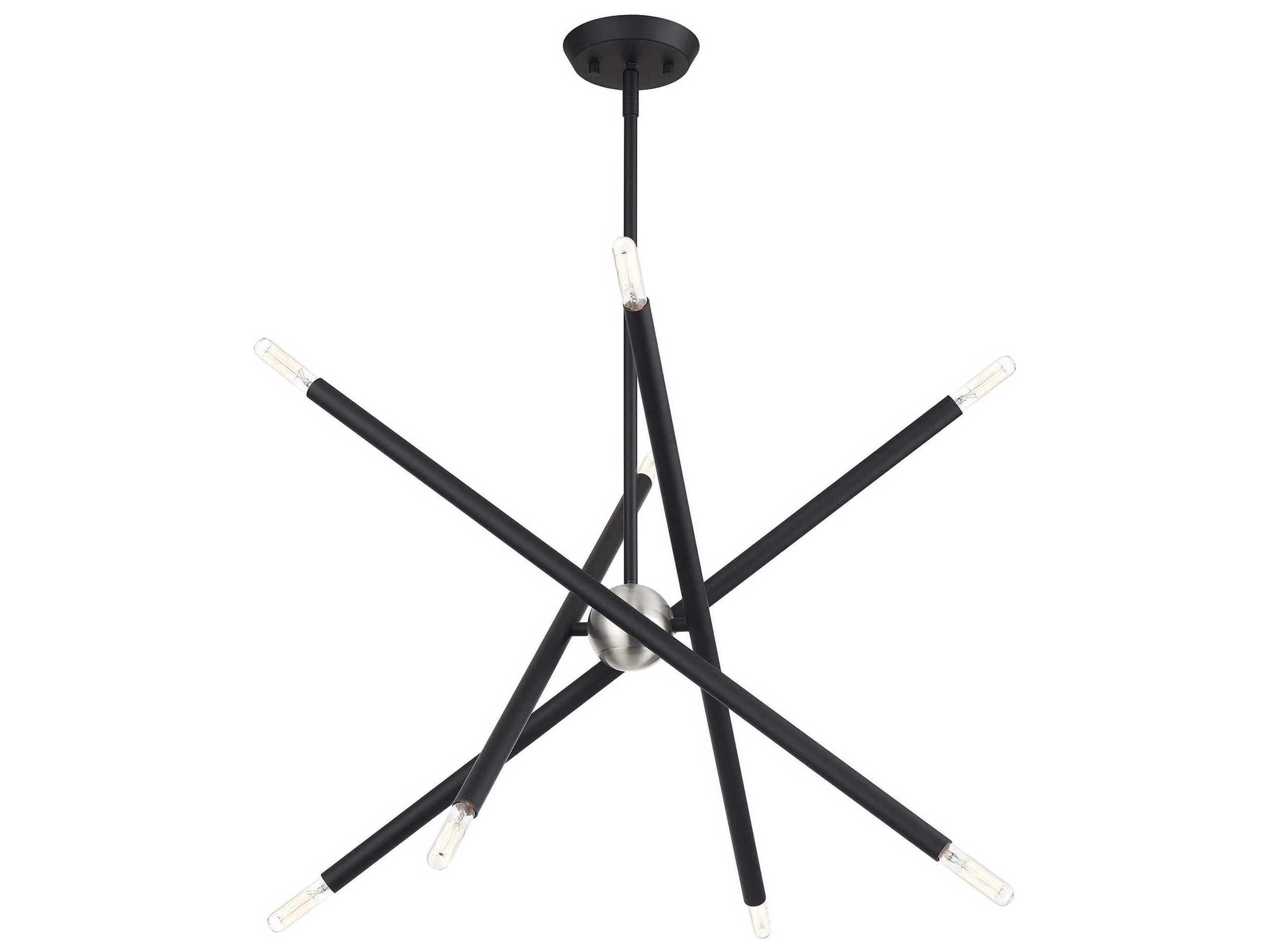 Livex Lighting Soho 8-Light Black Chandelier
