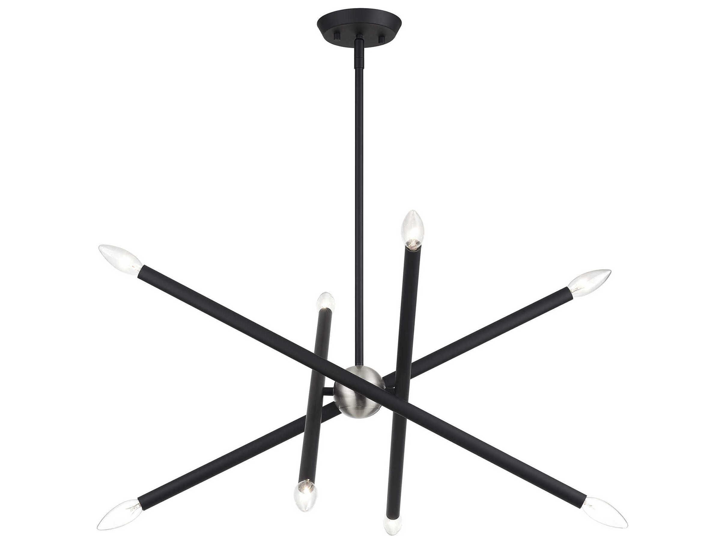 Livex Lighting Soho 8-Light Black Chandelier