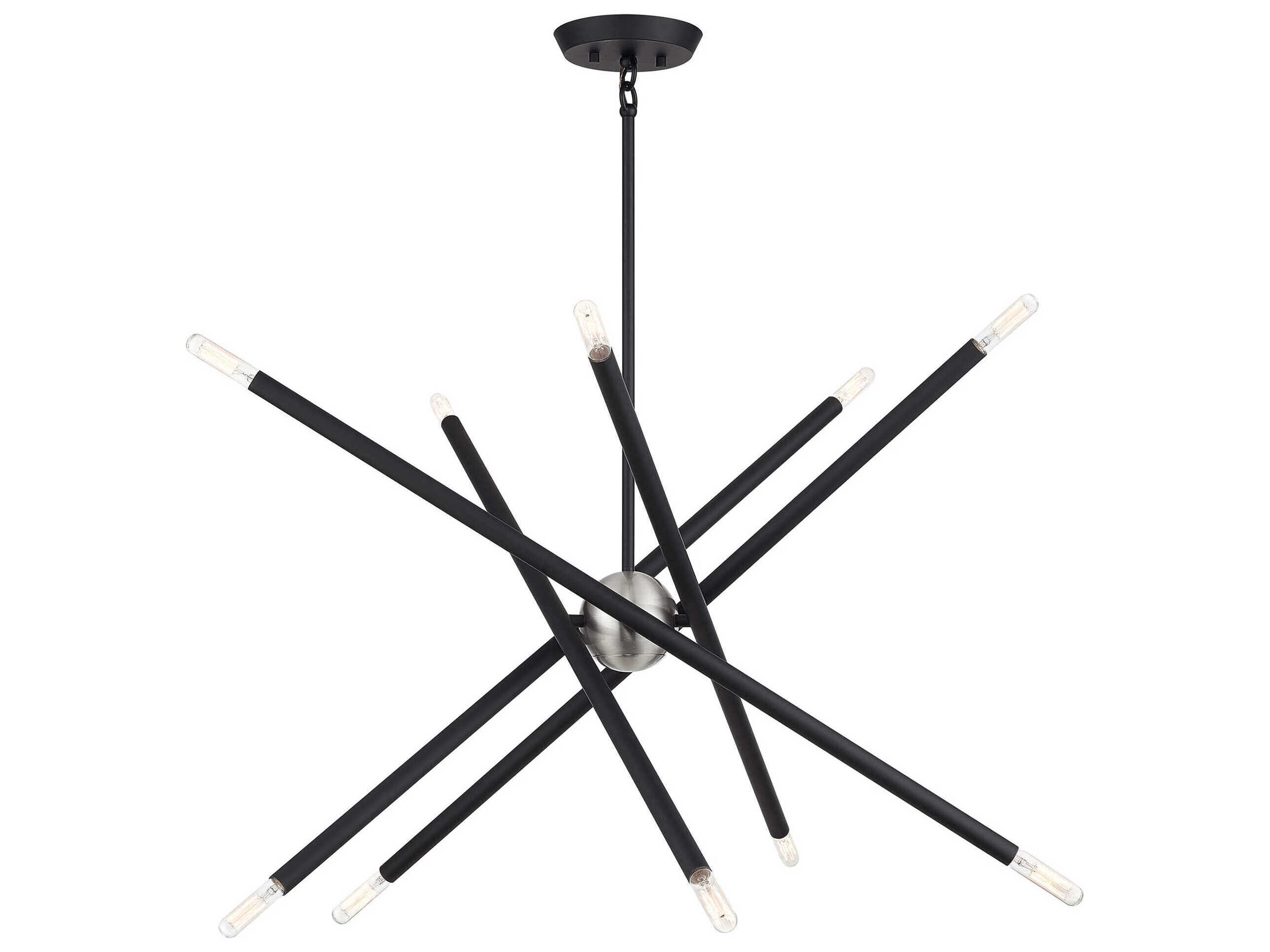 Livex Lighting Soho 10-Light Black Chandelier