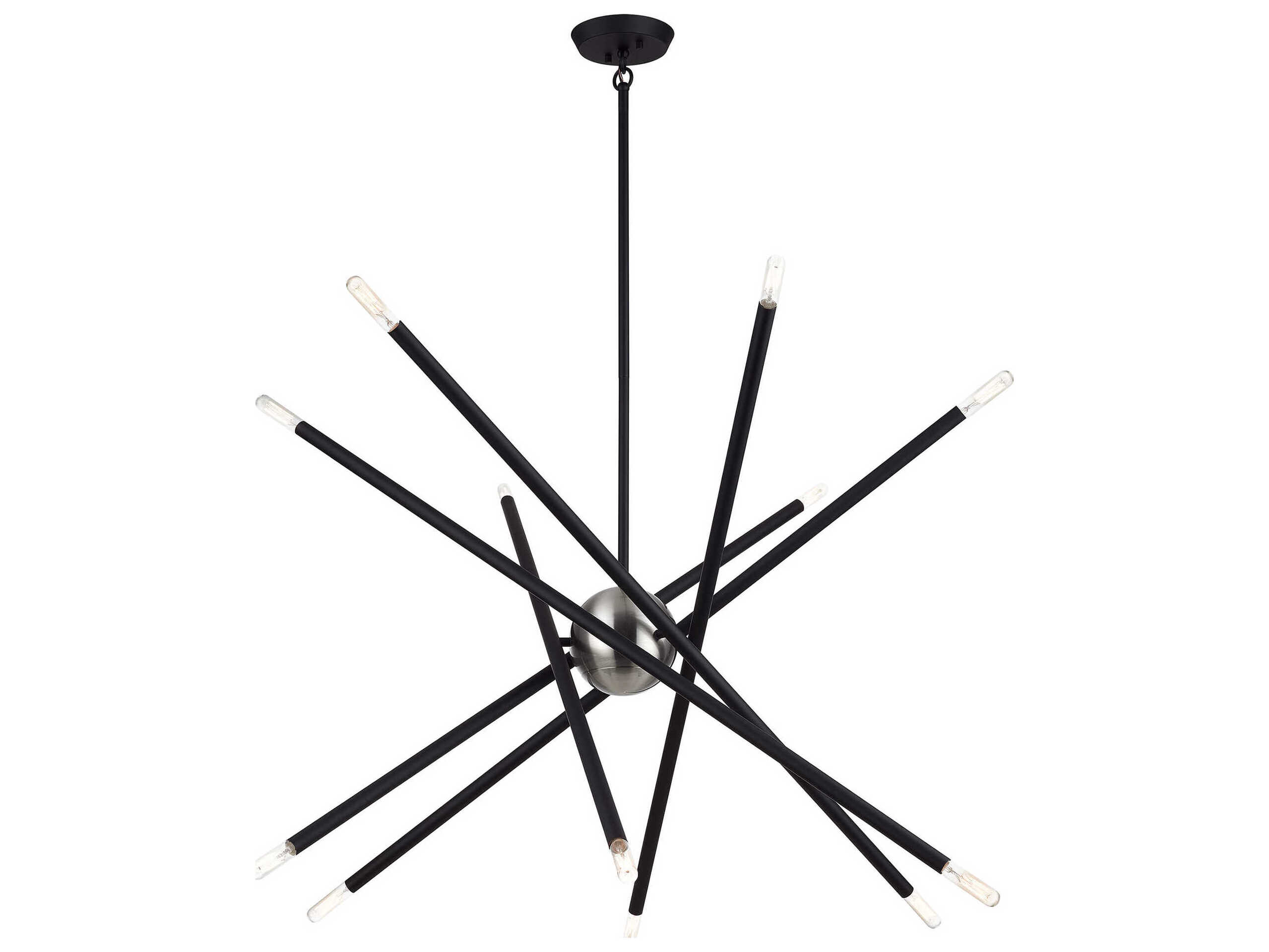 Livex Lighting Soho 12-Light Black Chandelier