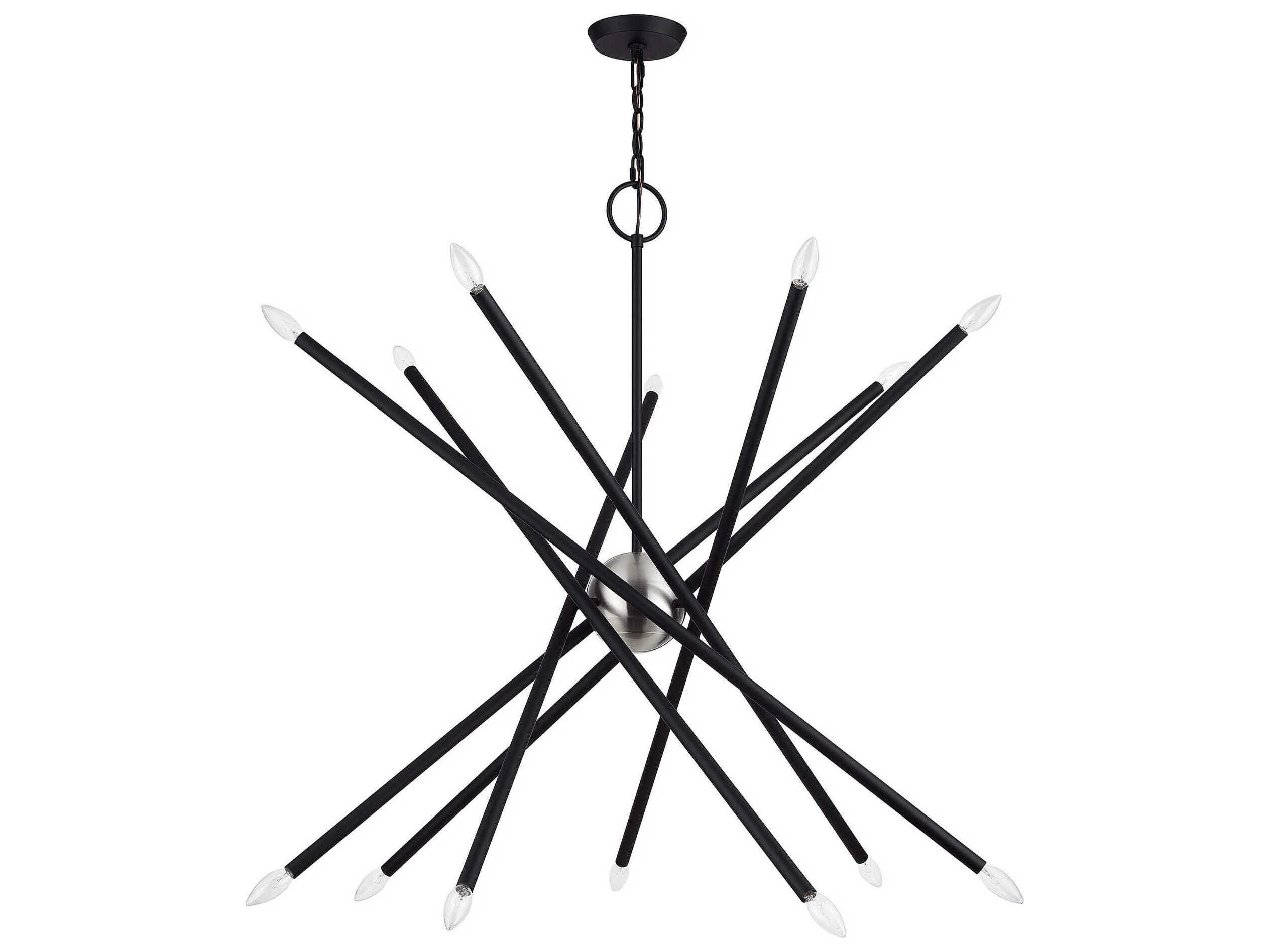 Livex Lighting Soho 14-Light Black Chandelier