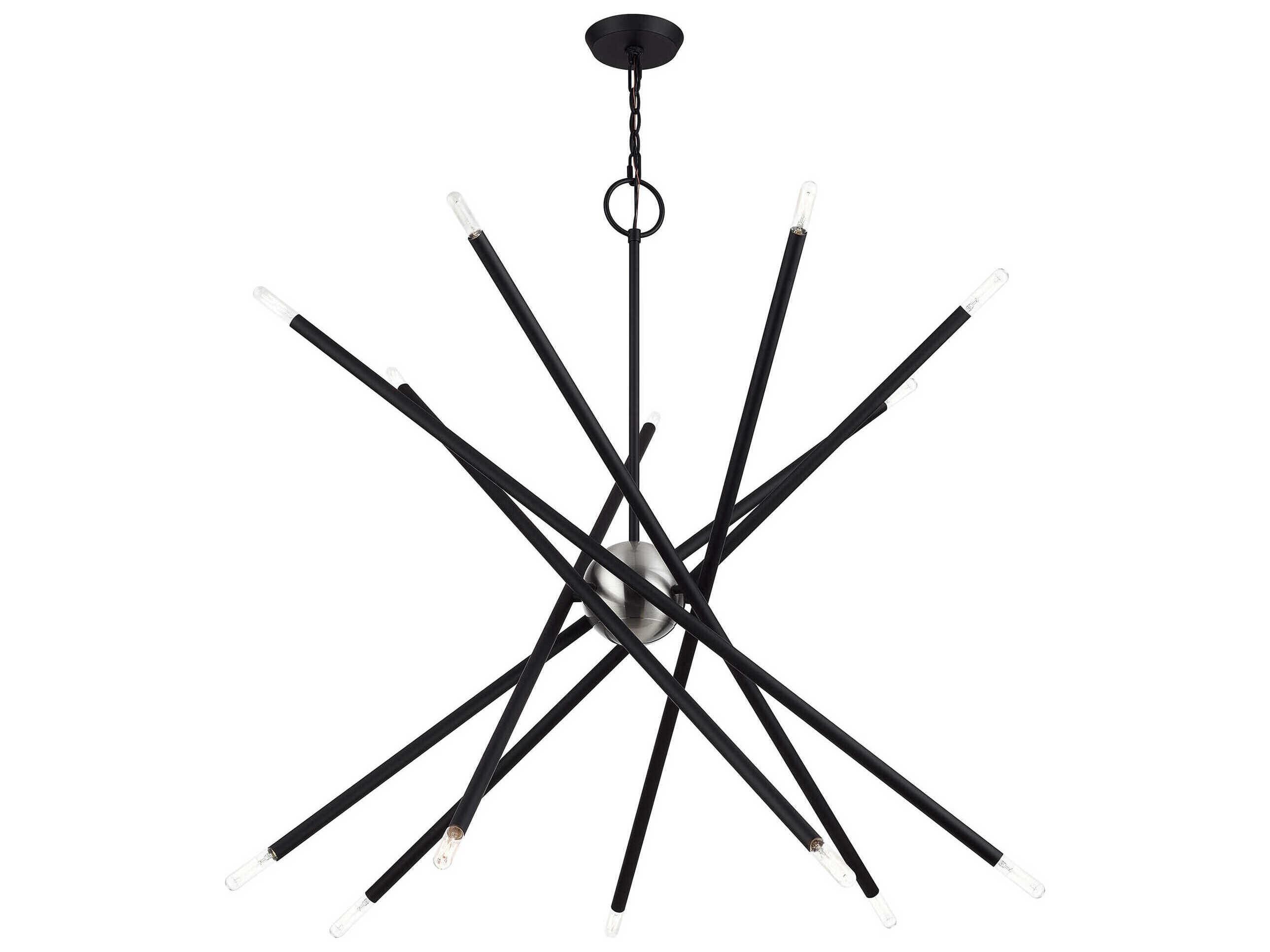 Livex Lighting Soho 14-Light Black Chandelier