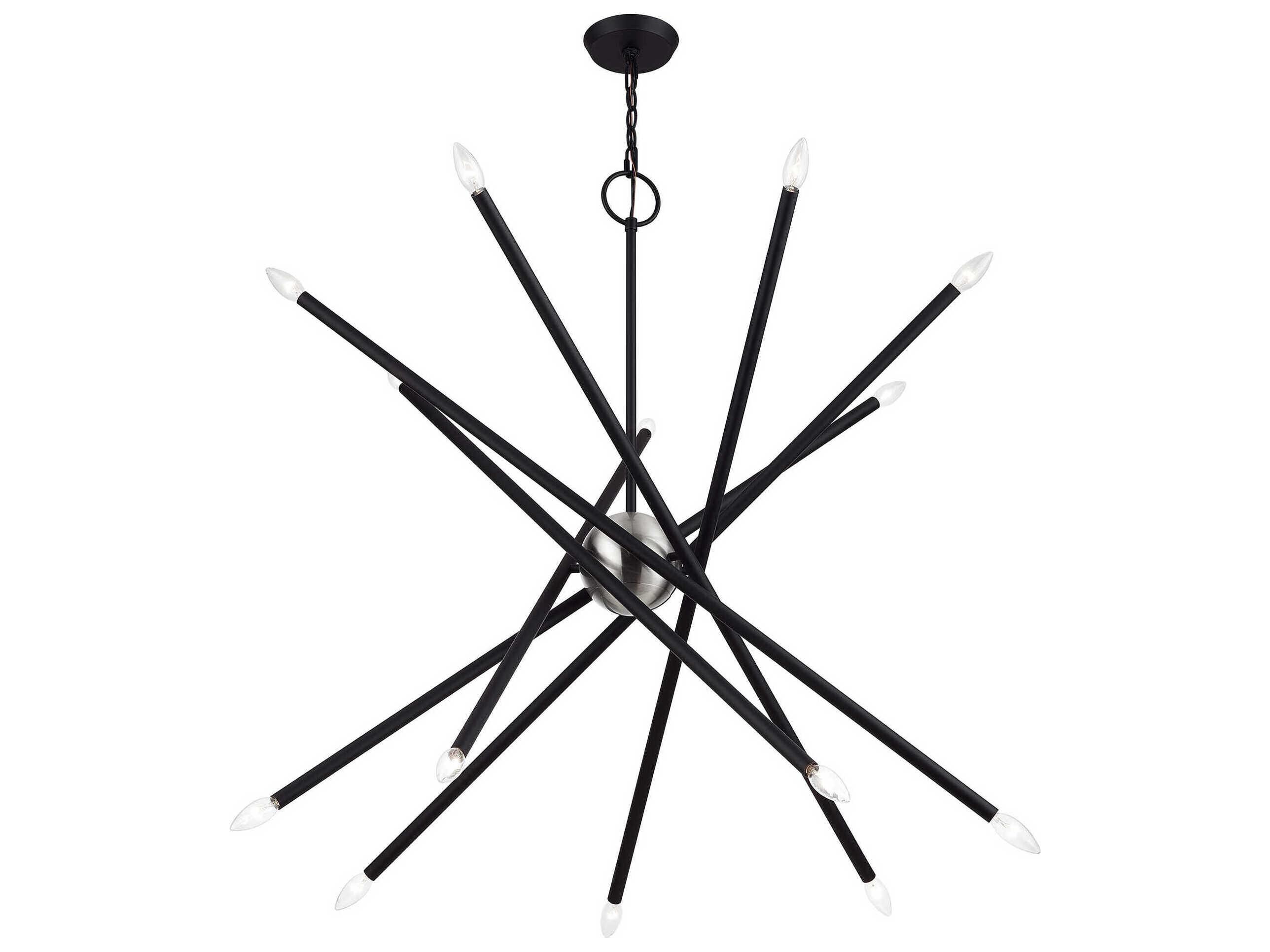 Livex Lighting Soho 14-Light Black Chandelier