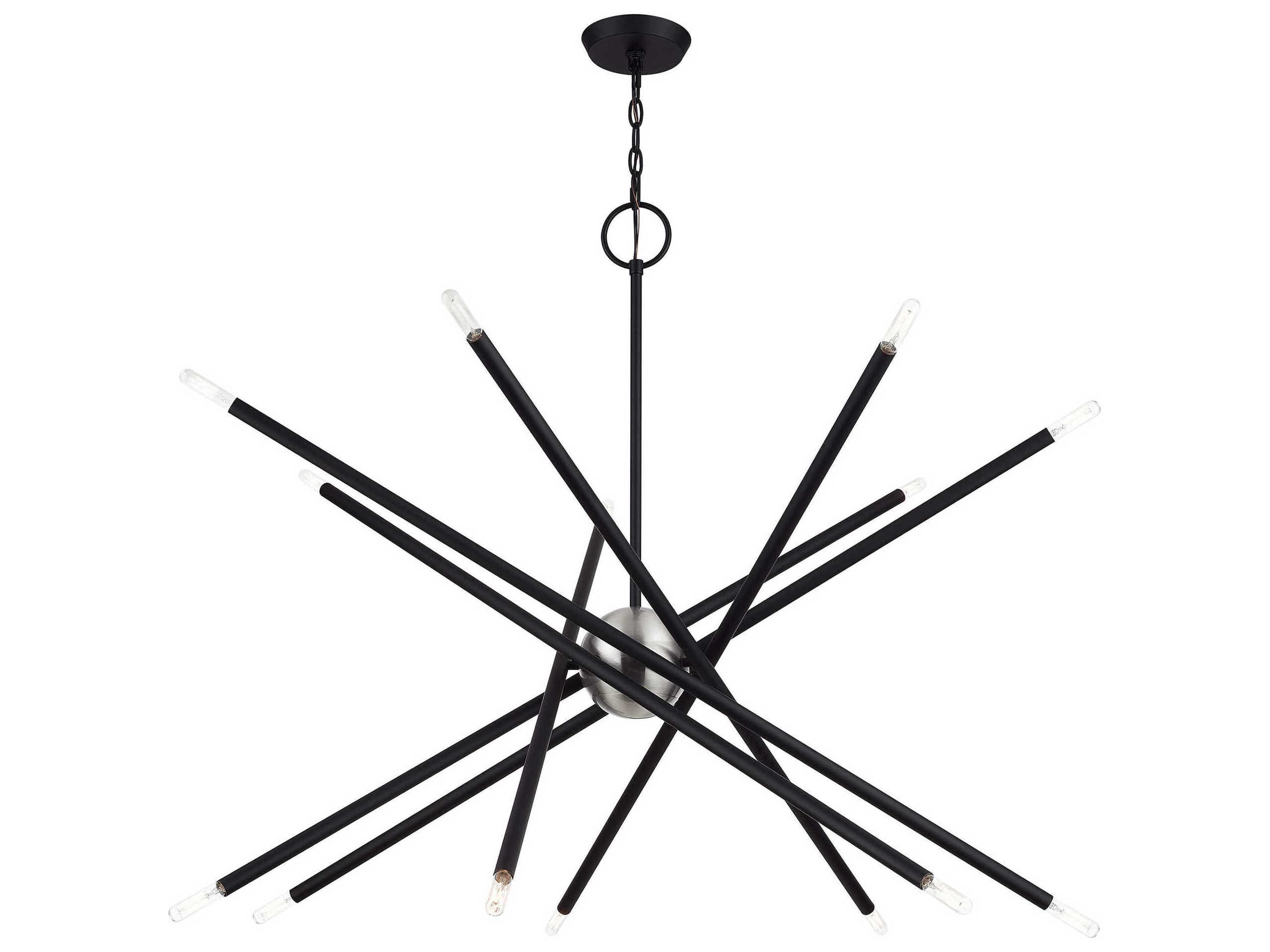 Livex Lighting Soho 14-Light Black Chandelier