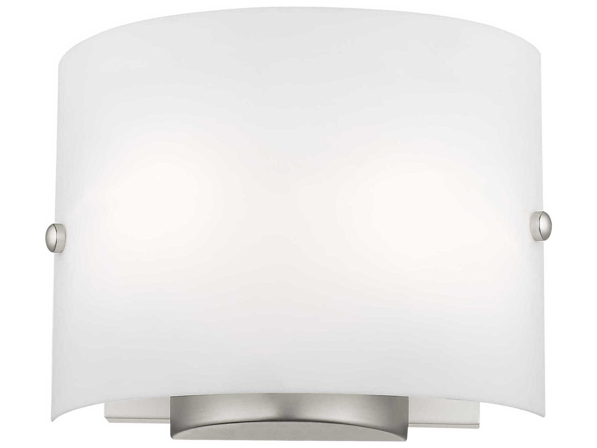 Livex Lighting 2-Light Brushed Nickel Wall Sconce
