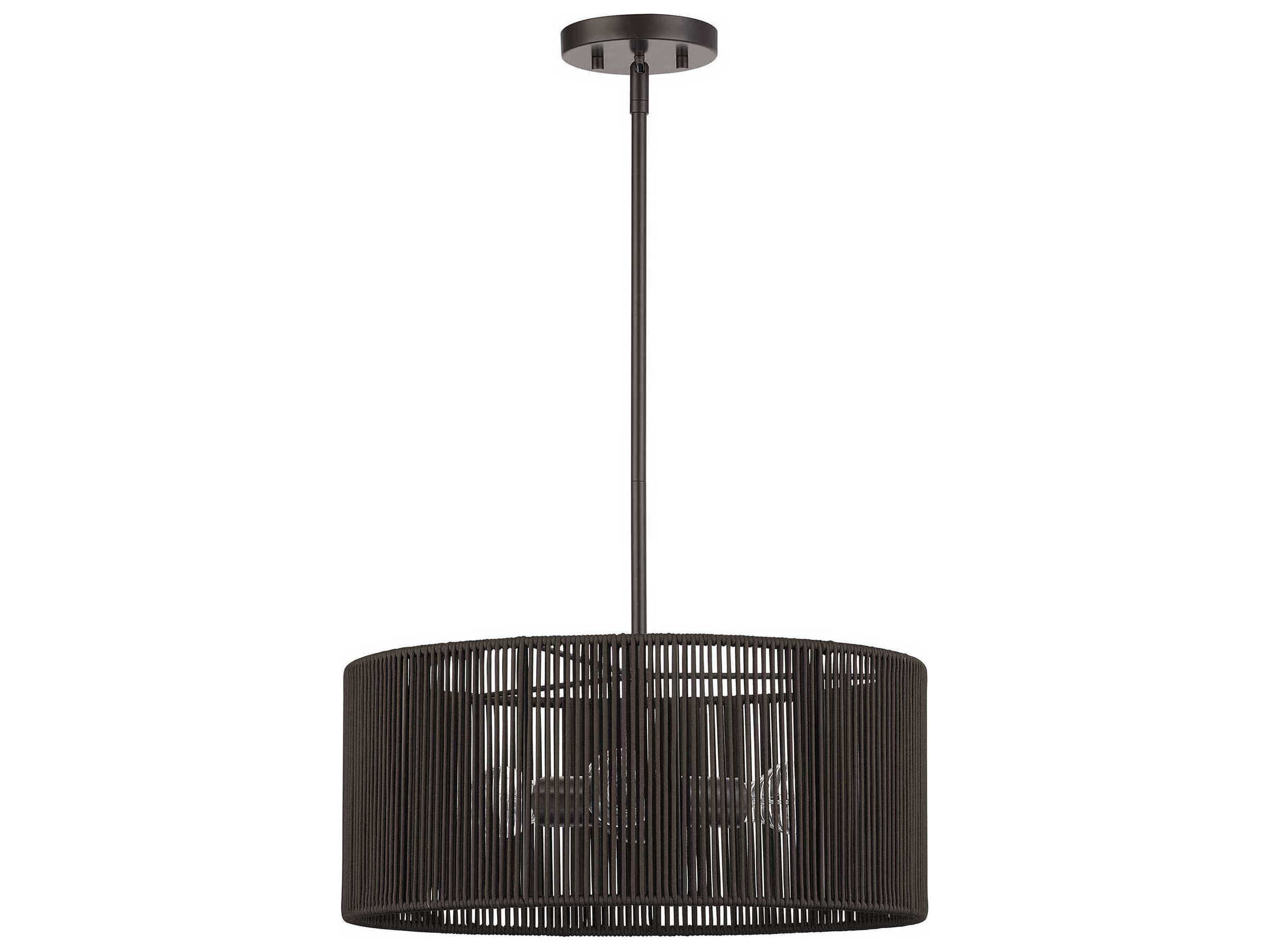 Livex Lighting Acordia 3-Light English Bronze Round Pendant