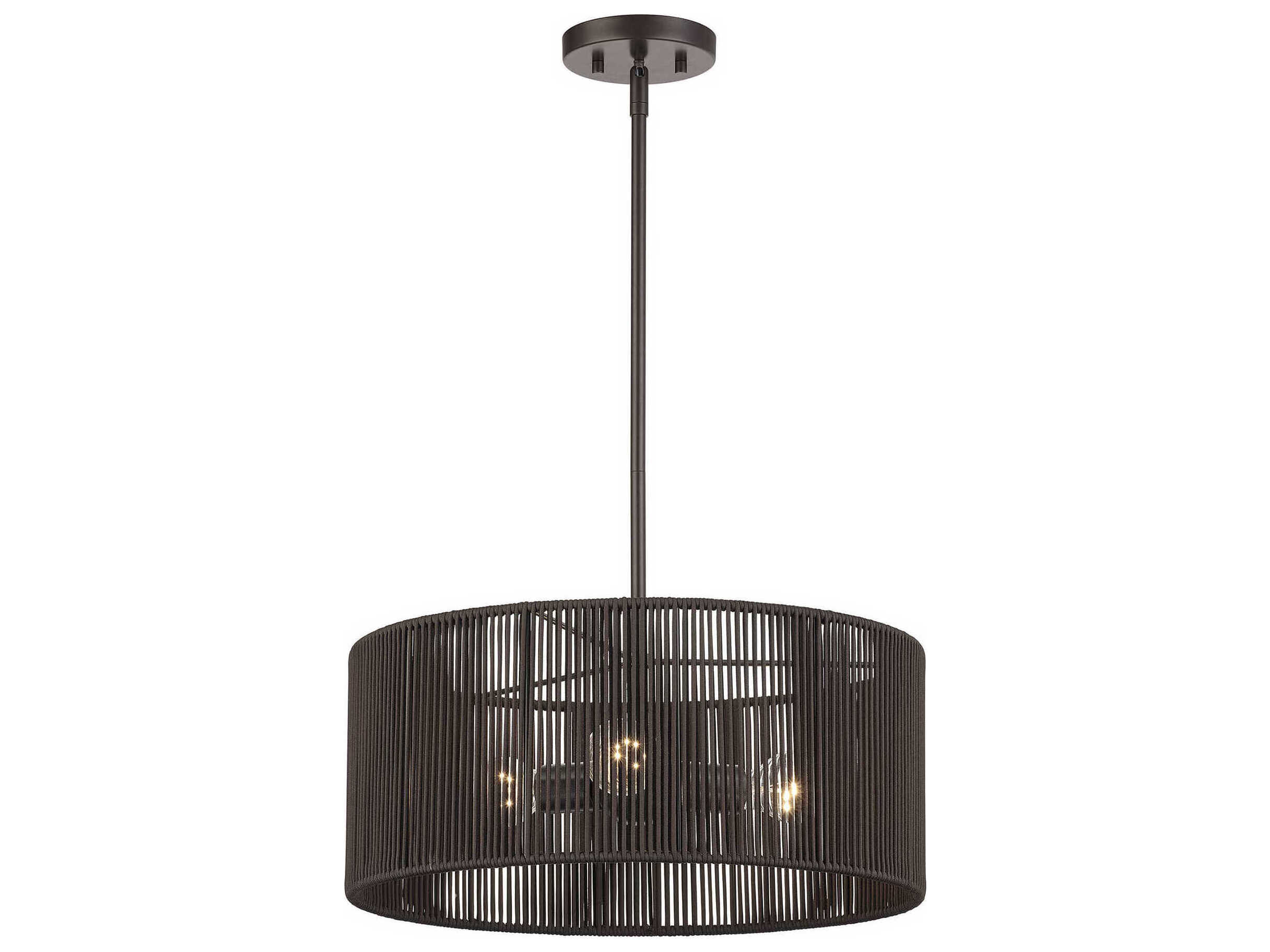 Livex Lighting Acordia 3-Light English Bronze Round Pendant