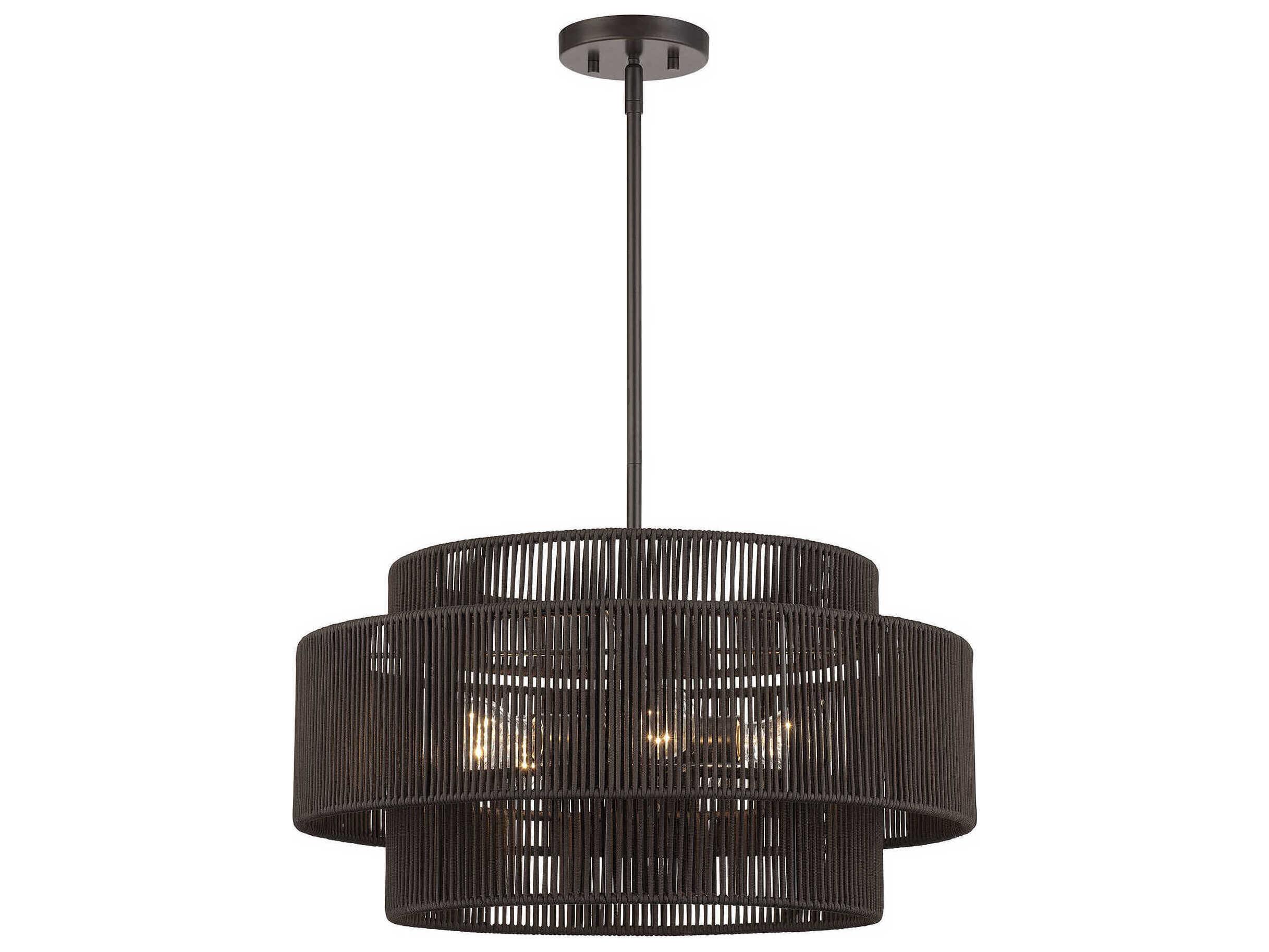 Livex Lighting Acordia 5-Light English Bronze Round Pendant