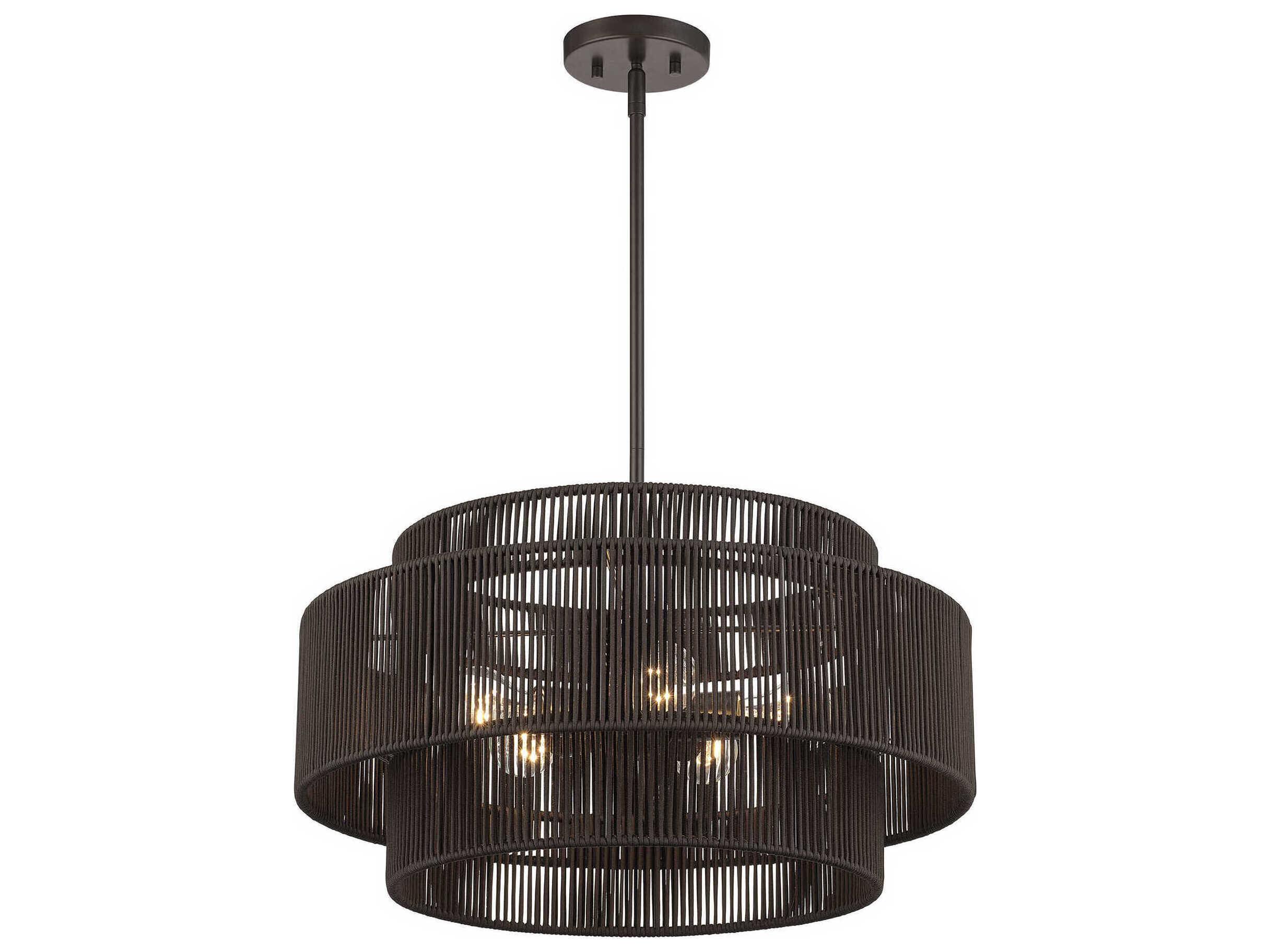 Livex Lighting Acordia 5-Light English Bronze Round Pendant