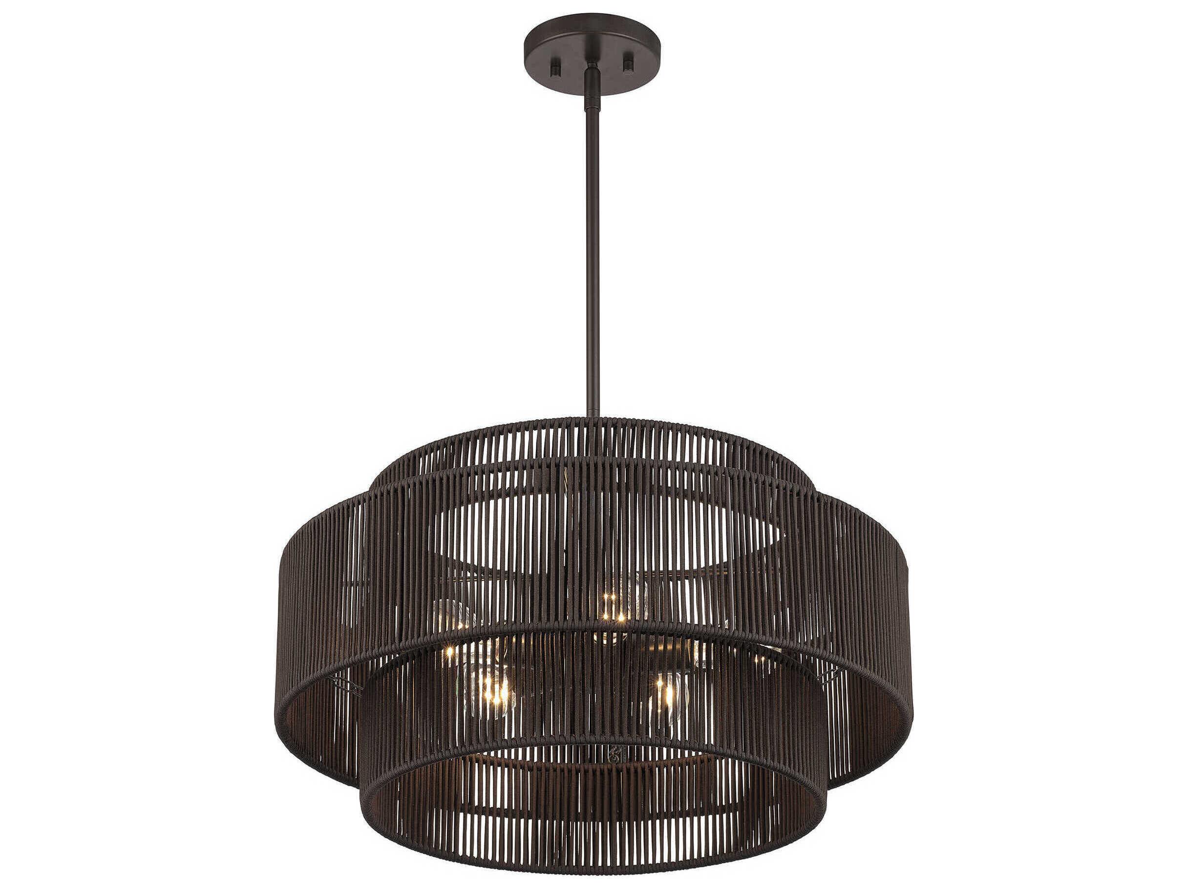 Livex Lighting Acordia 5-Light English Bronze Round Pendant