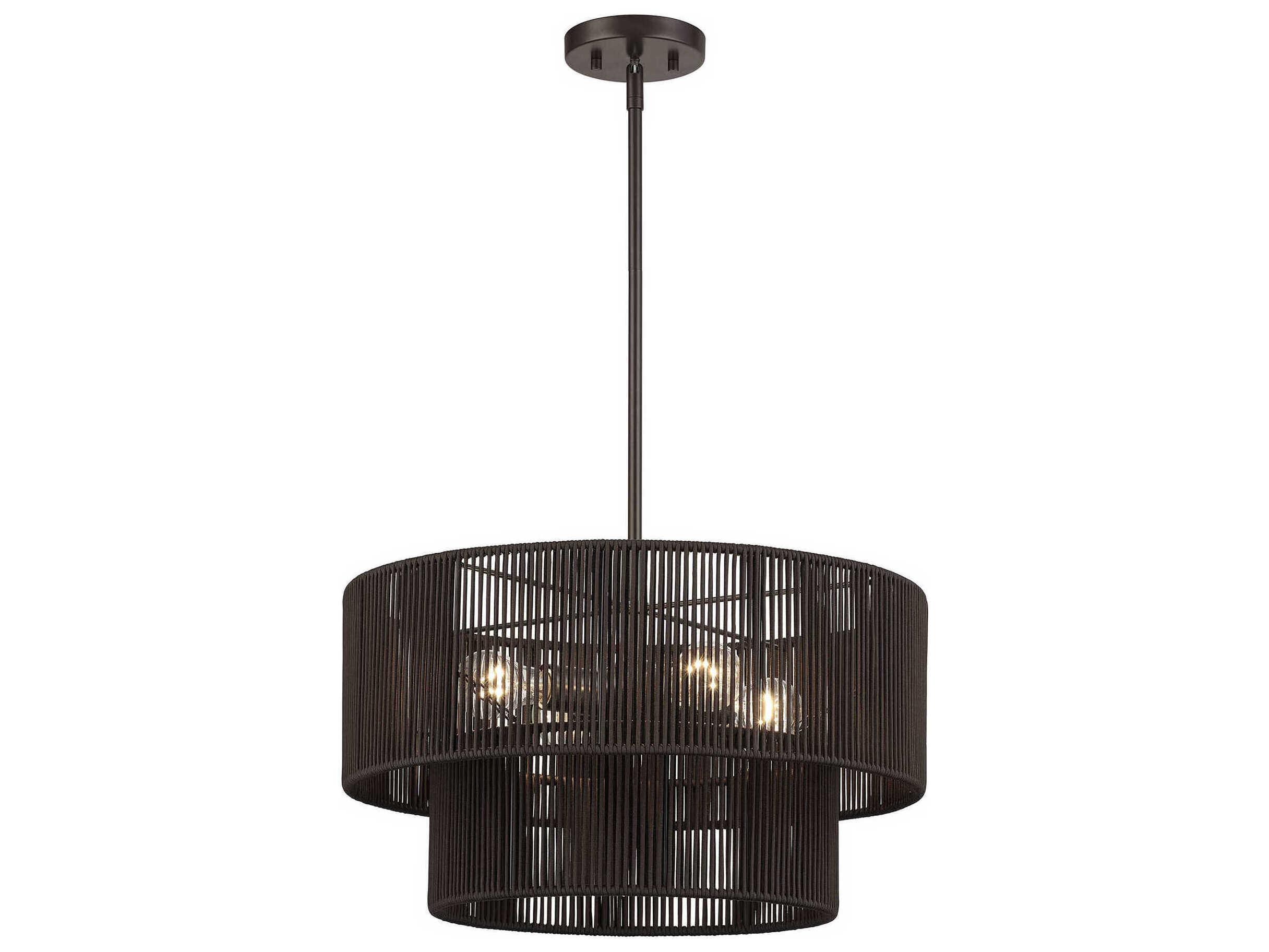 Livex Lighting Acordia 4-Light English Bronze Round Pendant