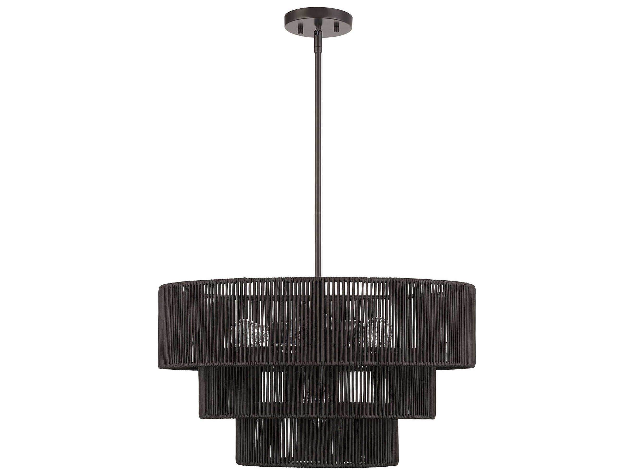 Livex Lighting Acordia 6-Light English Bronze Pendant
