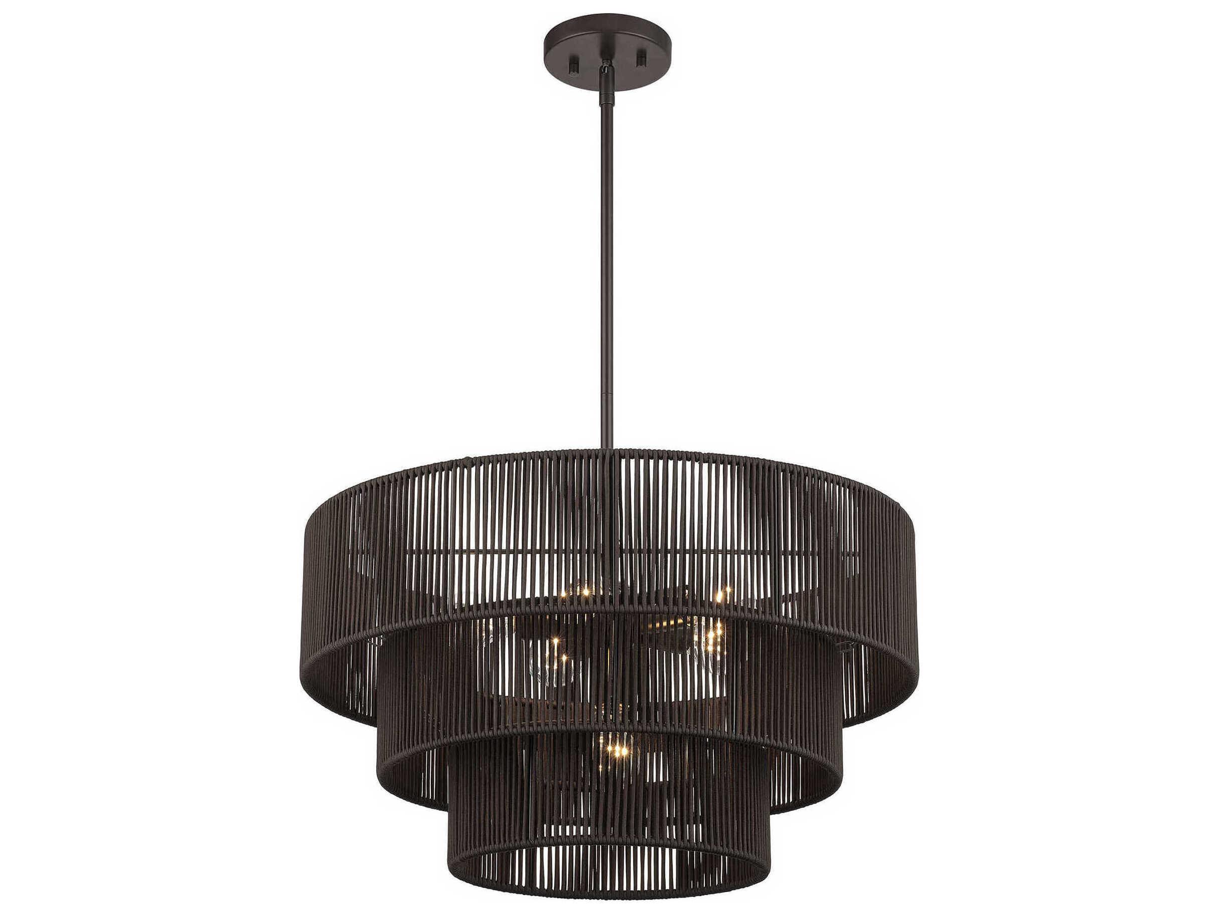 Livex Lighting Acordia 6-Light English Bronze Pendant