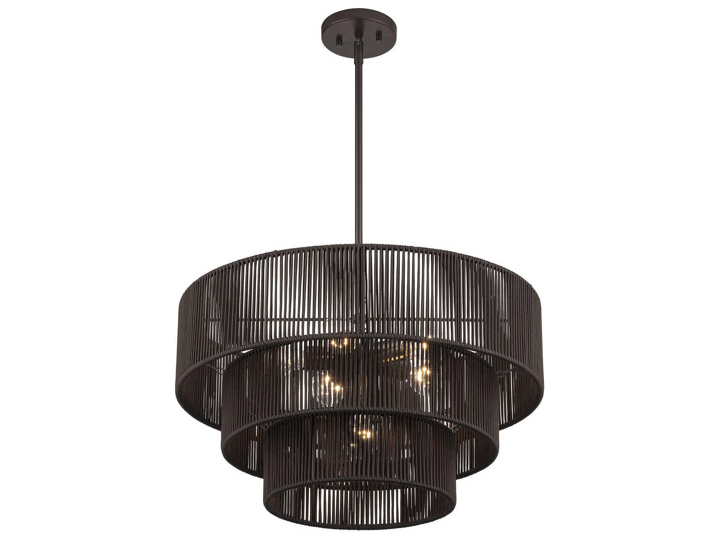 Livex Lighting Acordia 6-Light English Bronze Pendant