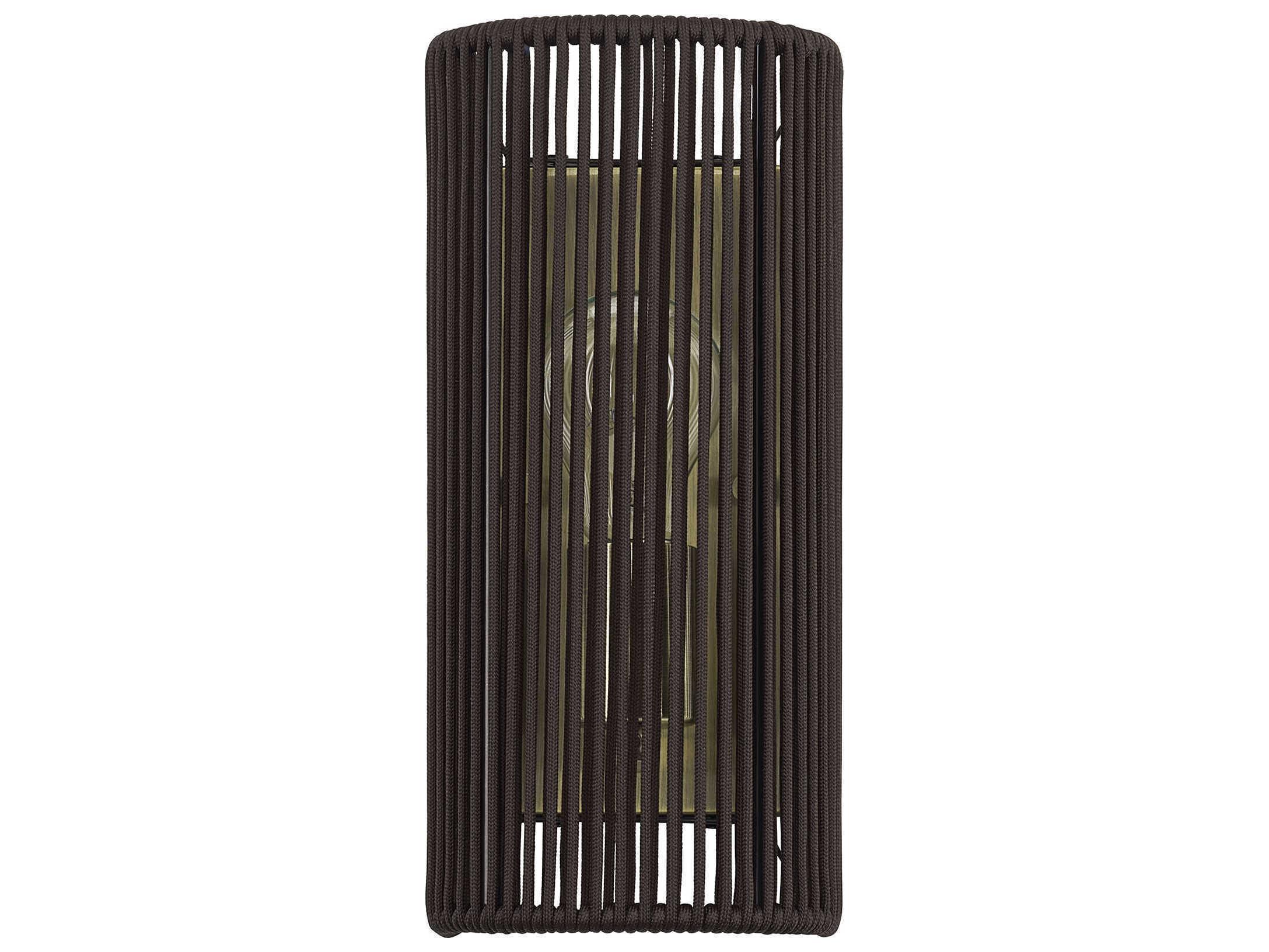 Livex Lighting Acordia 1-Light Antique Brass Wall Sconce