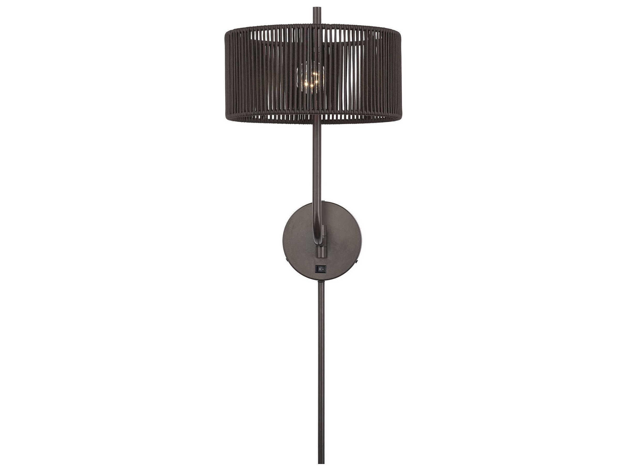 Livex Lighting Acordia 1-Light English Bronze Swing Wall Sconce