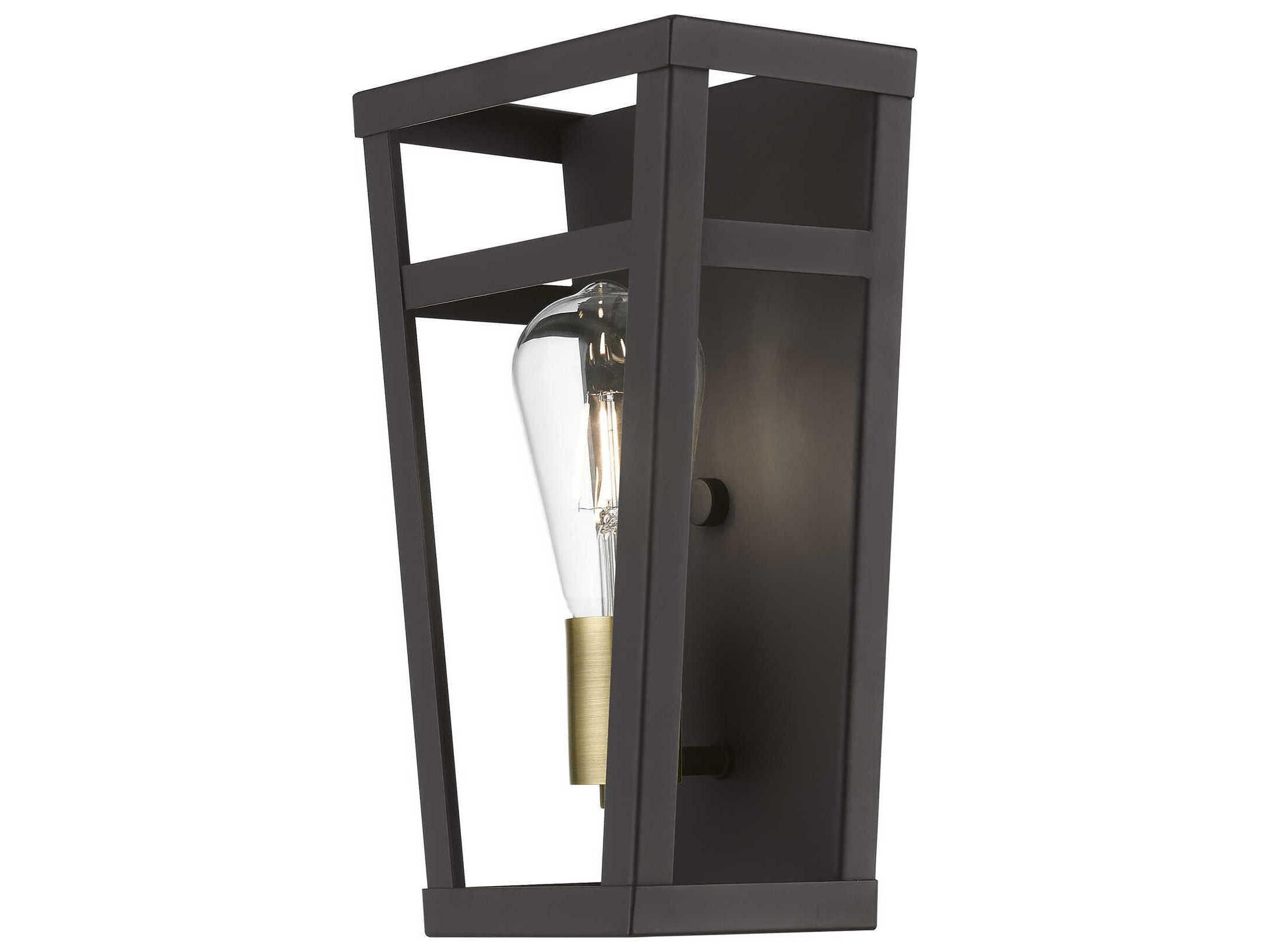 Livex Lighting Schofield 1-Light Bronze Antique Brass Wall Sconce