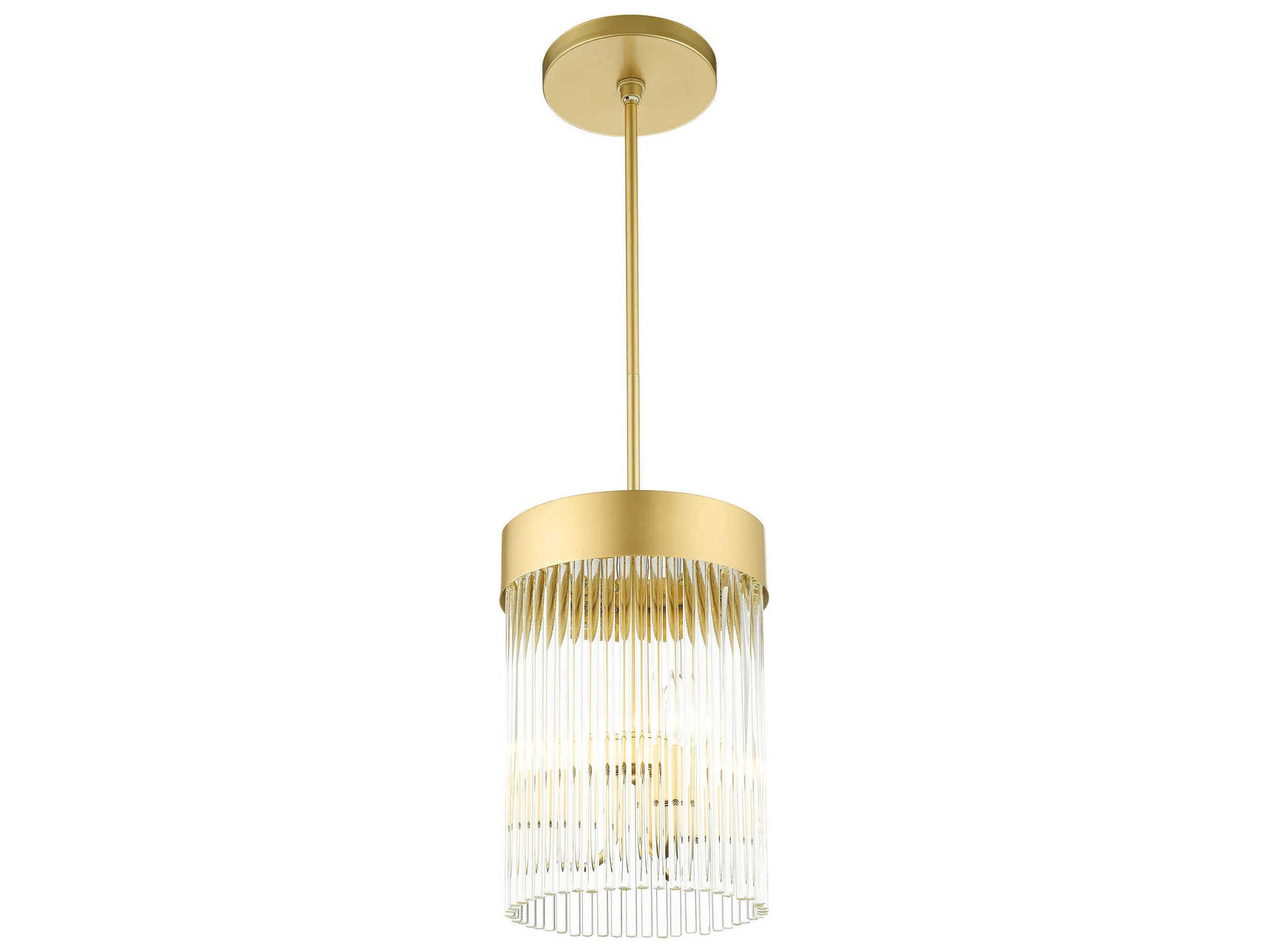 Livex Lighting Norwich 3-Light Soft Gold Crystal Candelabra Chandelier