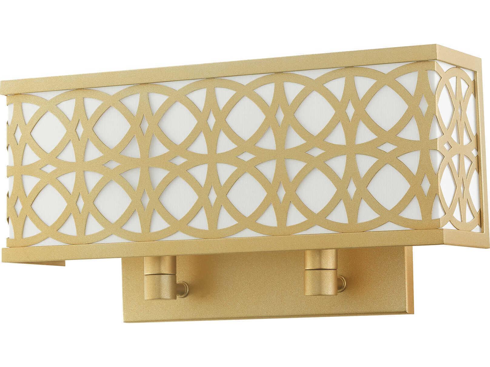 Livex Lighting Calinda 2-Light Soft Gold Wall Sconce