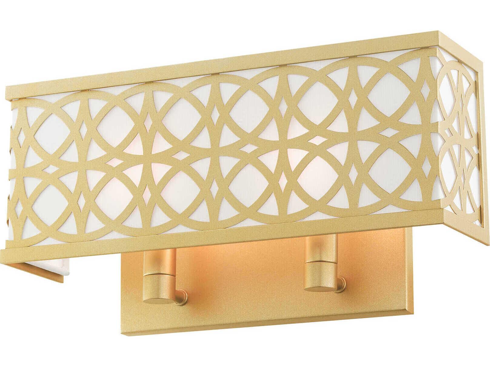 Livex Lighting Calinda 2-Light Soft Gold Wall Sconce