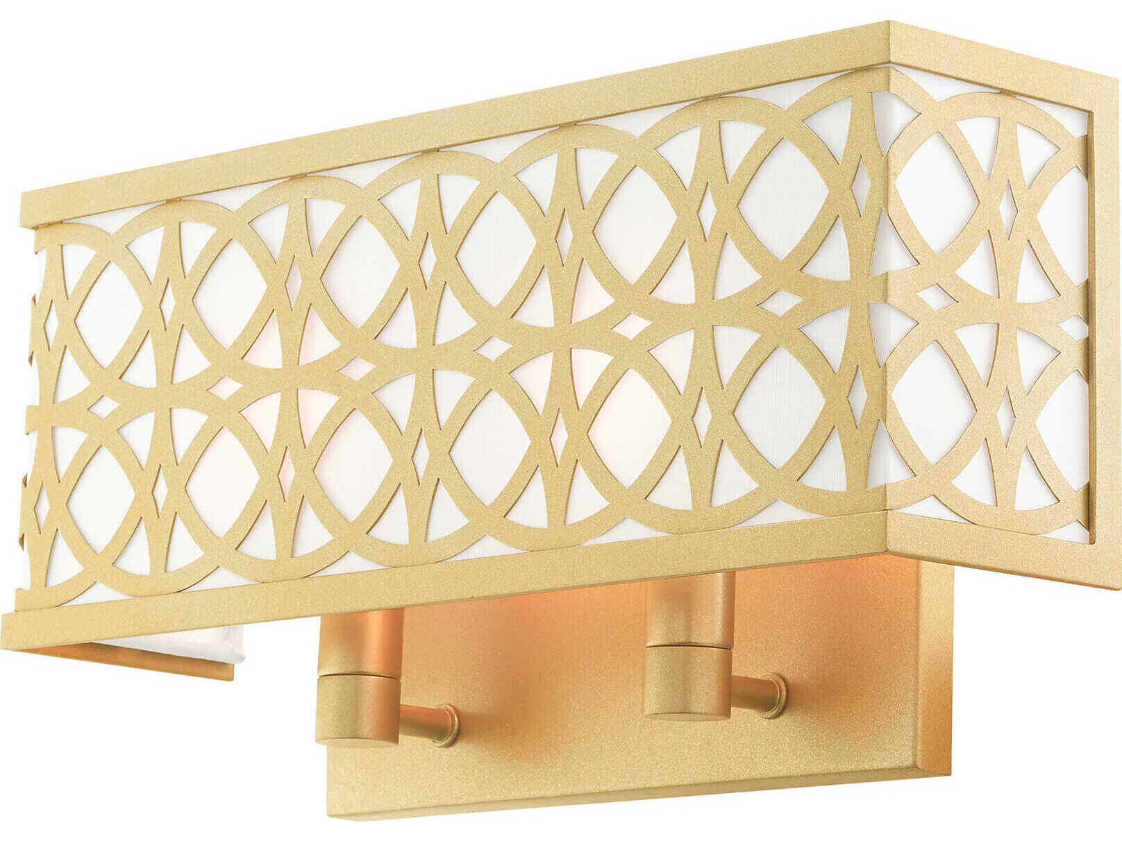 Livex Lighting Calinda 2-Light Soft Gold Wall Sconce