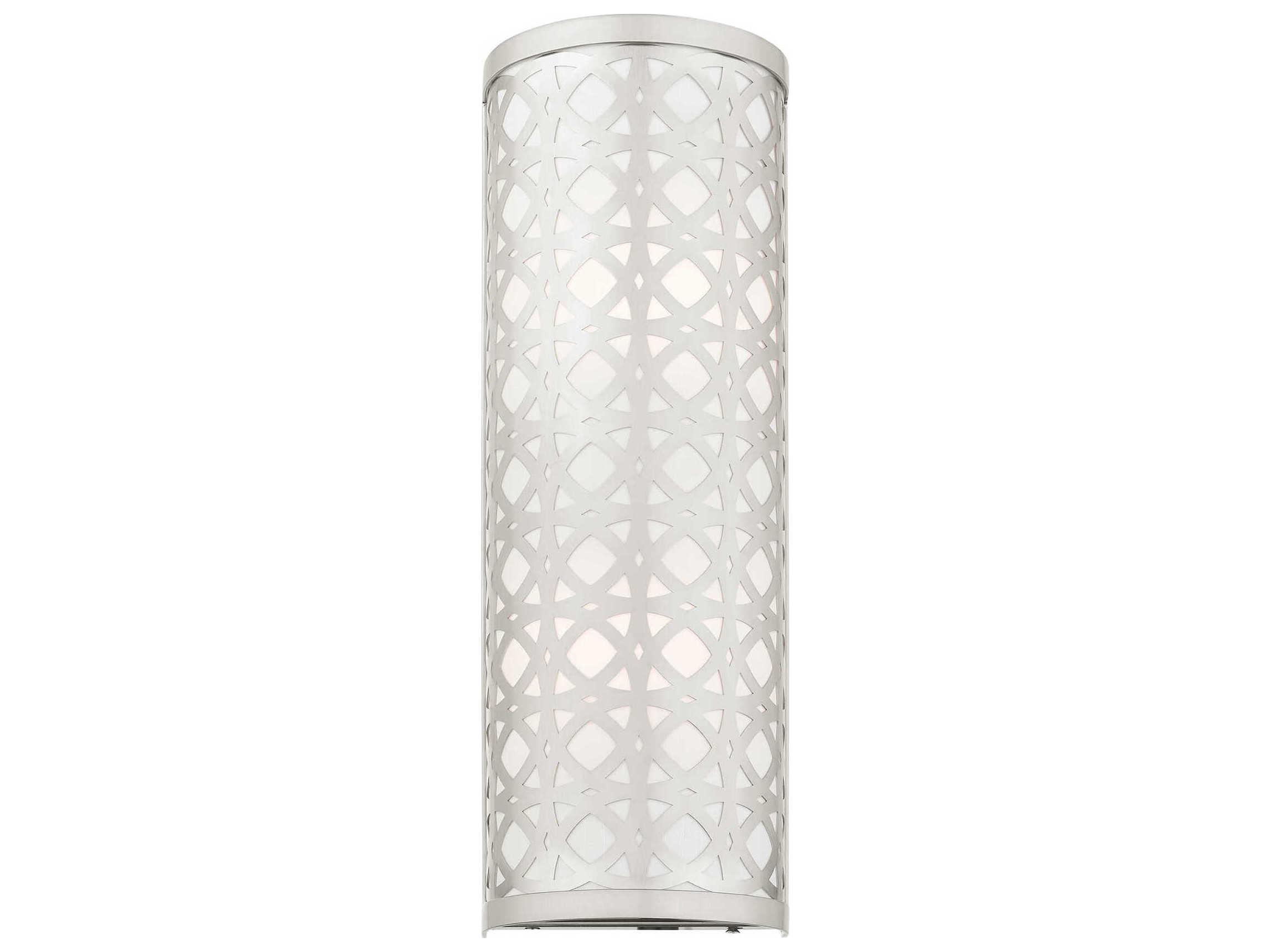 Livex Lighting Calinda 2-Light Brushed Nickel Wall Sconce