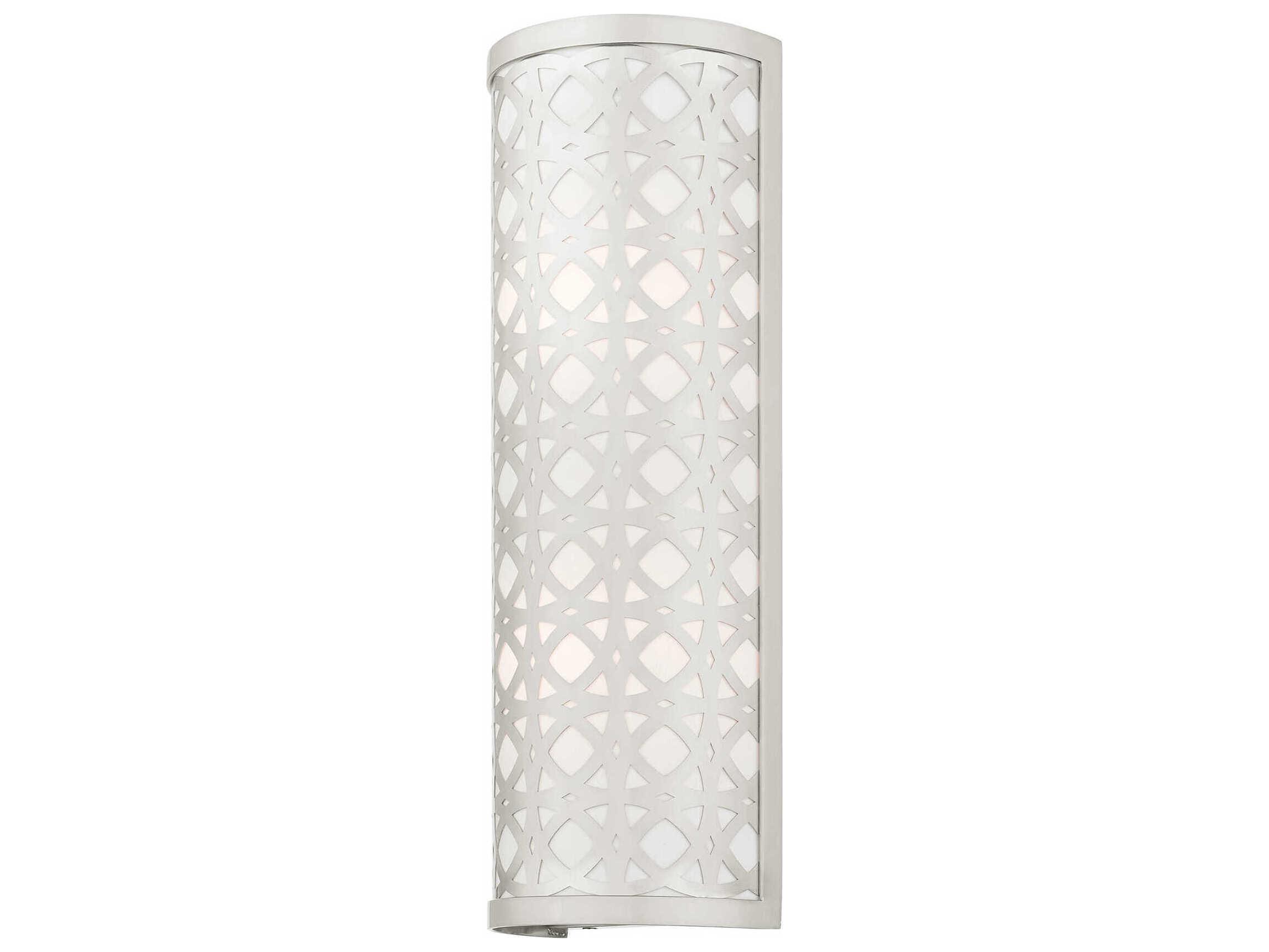 Livex Lighting Calinda 2-Light Brushed Nickel Wall Sconce