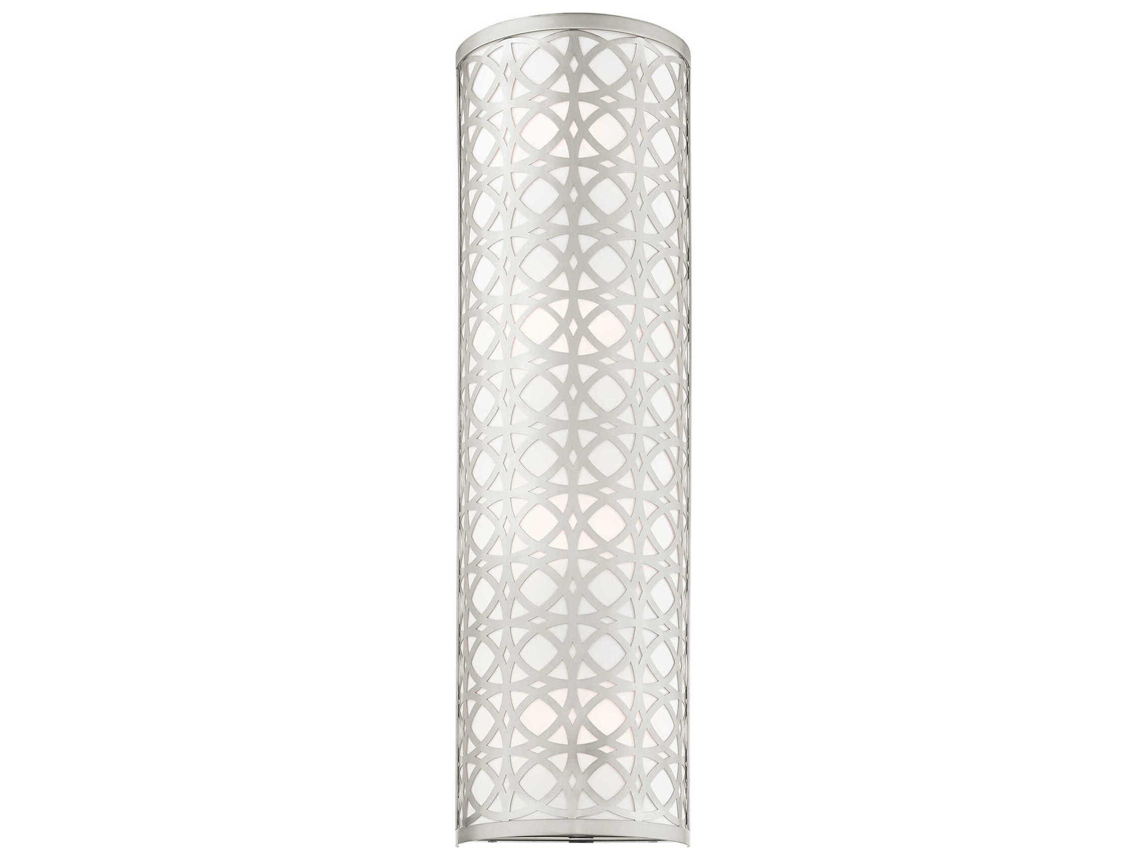 Livex Lighting Calinda 4-Light Brushed Nickel Wall Sconce