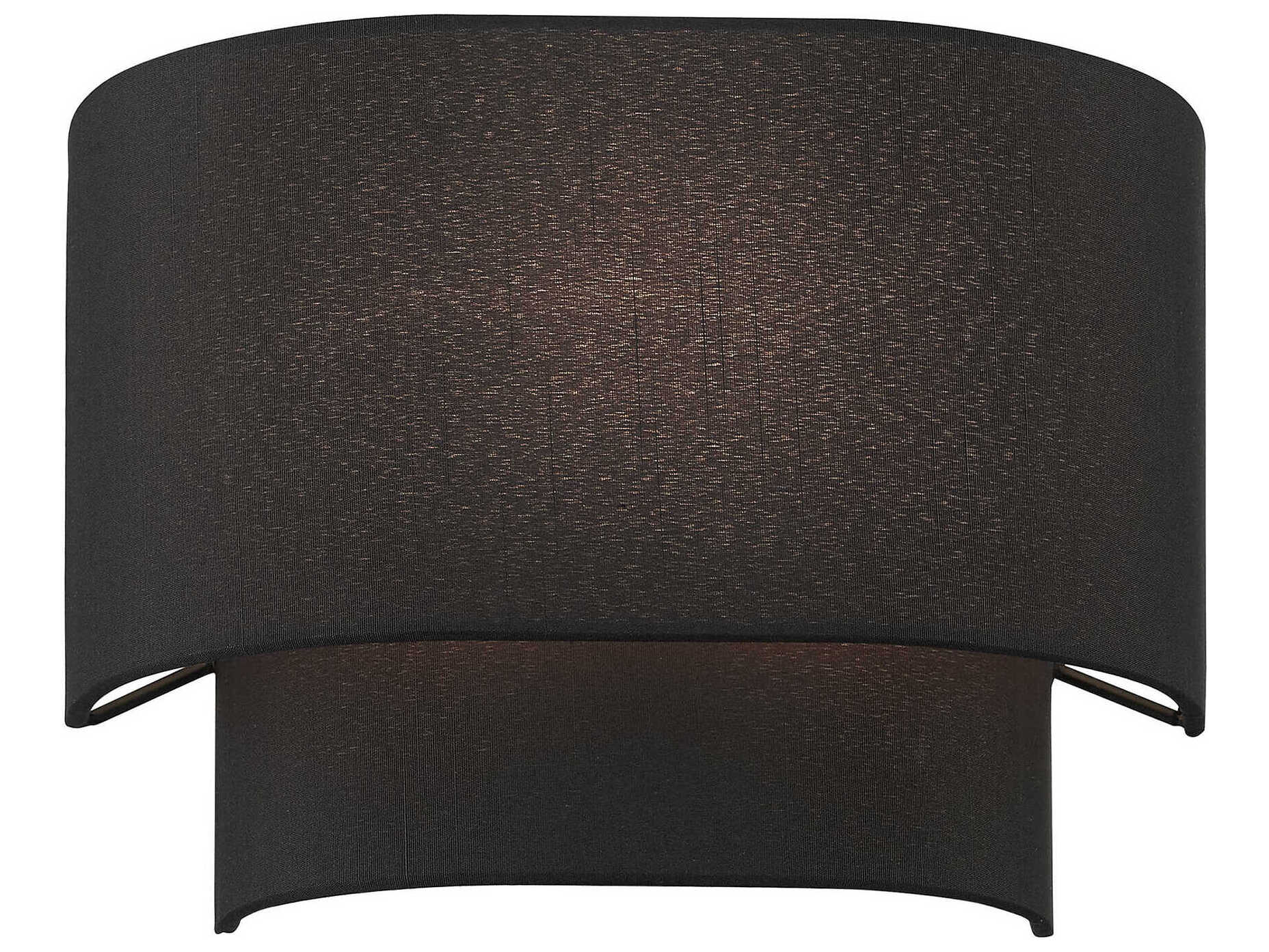 Livex Lighting Bainbridge 1-Light Black Wall Sconce