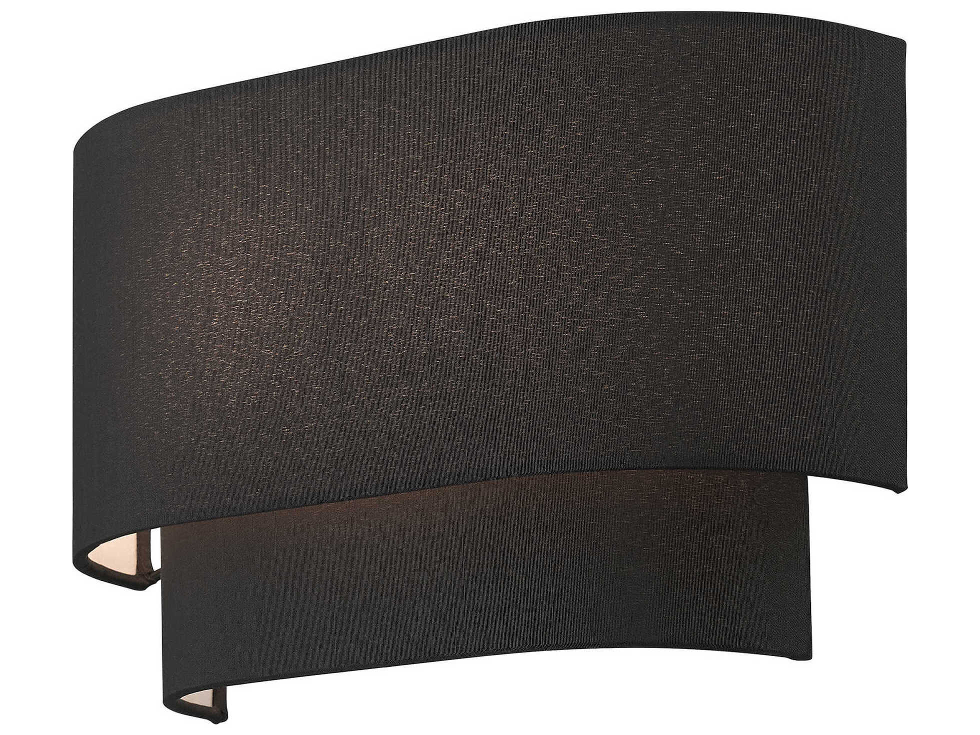 Livex Lighting Bainbridge 2-Light Black Wall Sconce