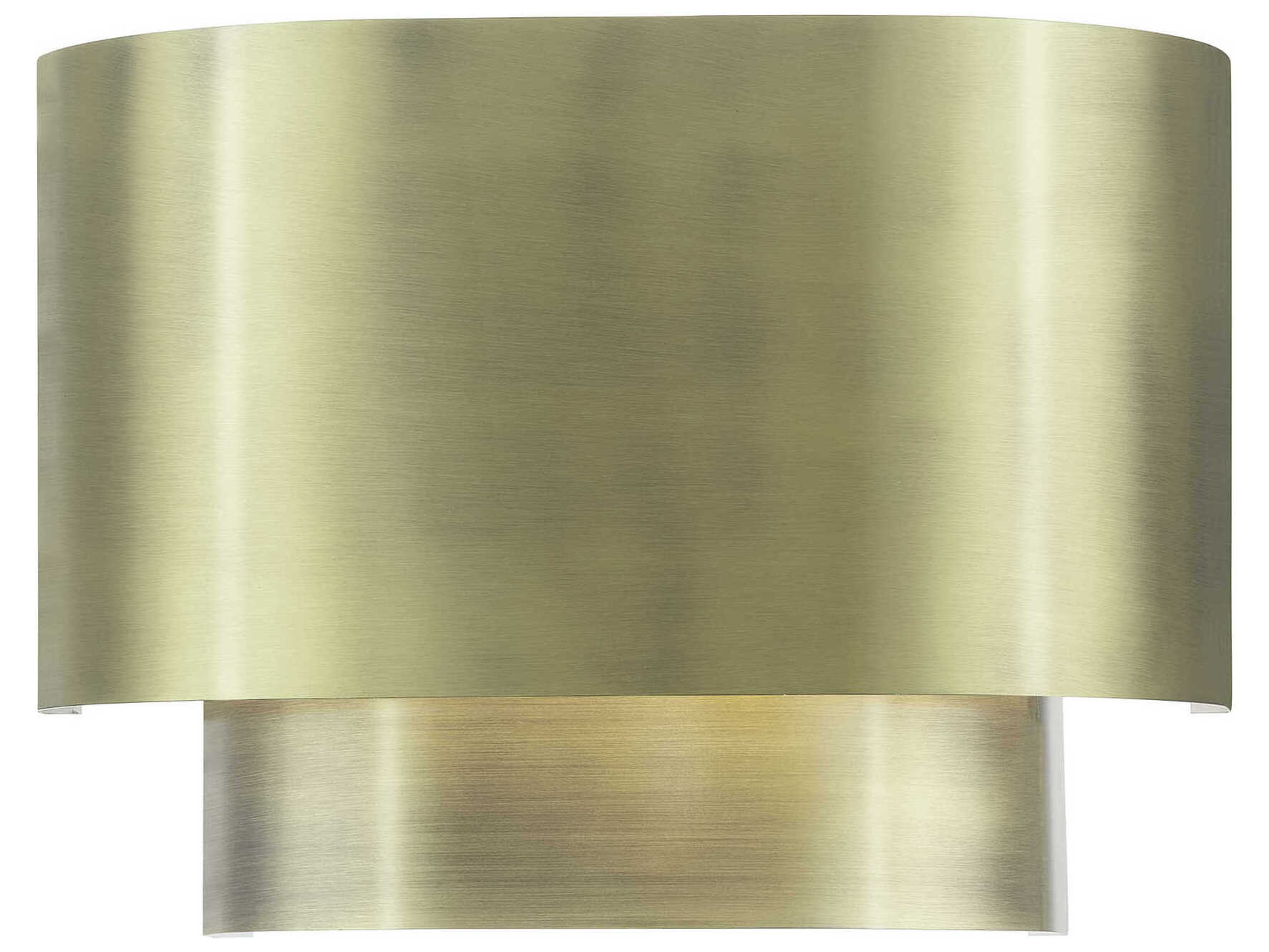 Livex Lighting Springview 1-Light Antique Brass Wall Sconce