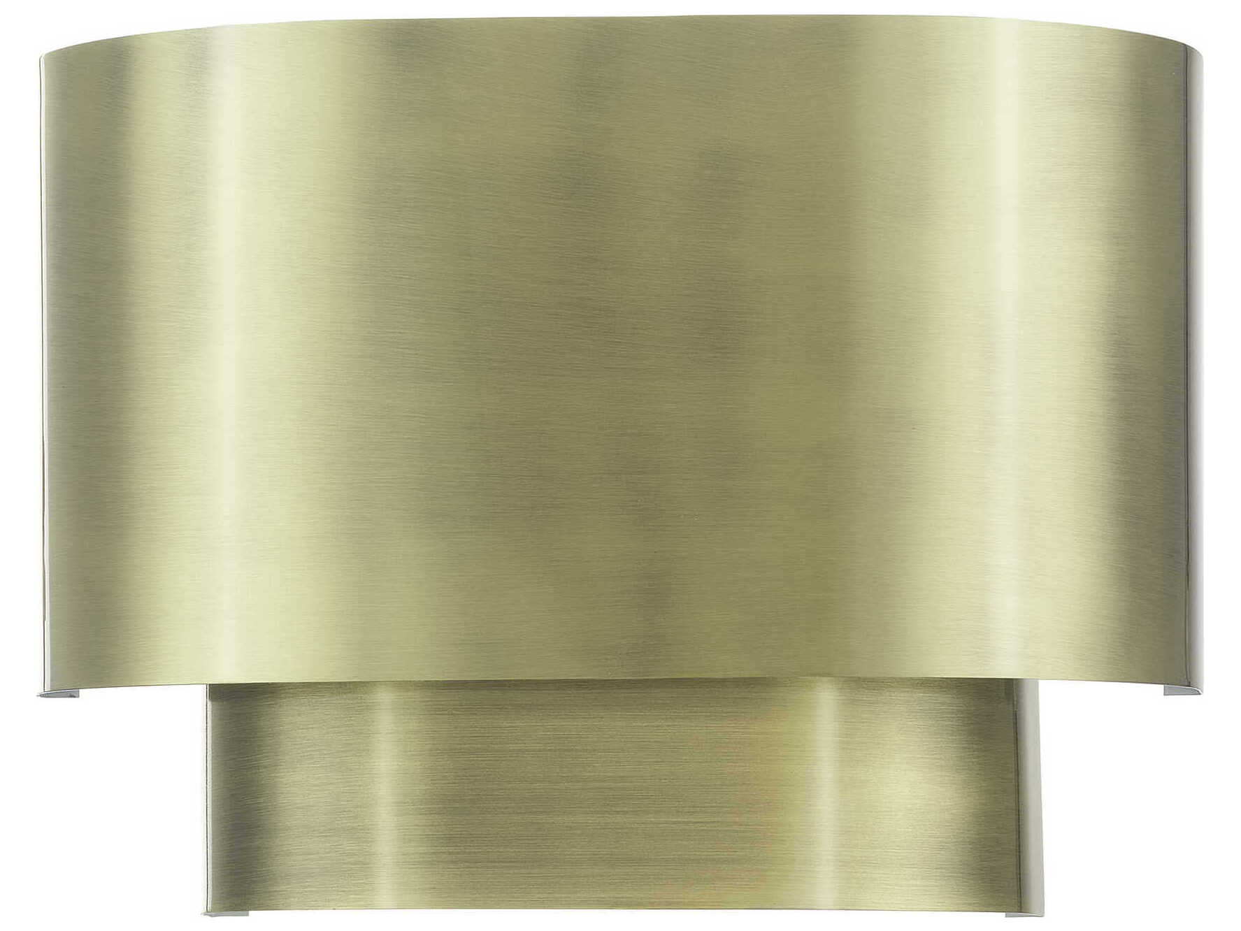 Livex Lighting Springview 1-Light Antique Brass Wall Sconce