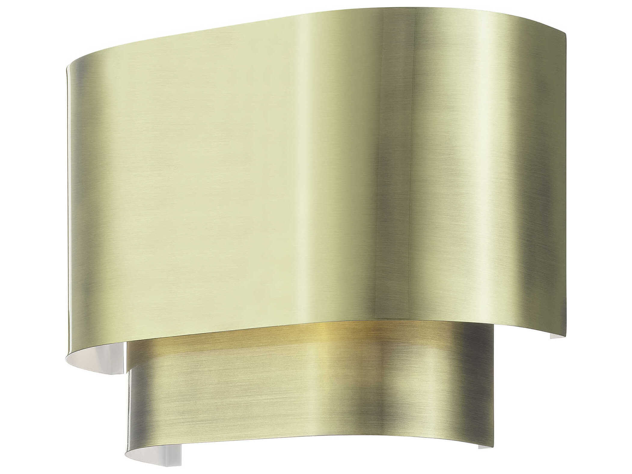 Livex Lighting Springview 1-Light Antique Brass Wall Sconce