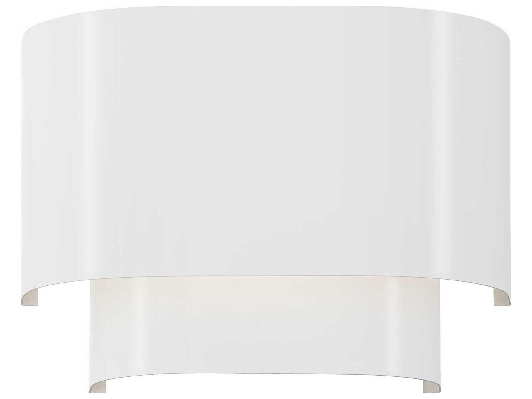 Livex Lighting Springview 1-Light White Wall Sconce