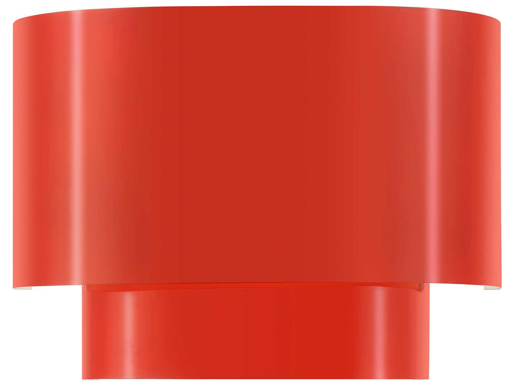 Livex Lighting Springview 1-Light Shiny Red Wall Sconce
