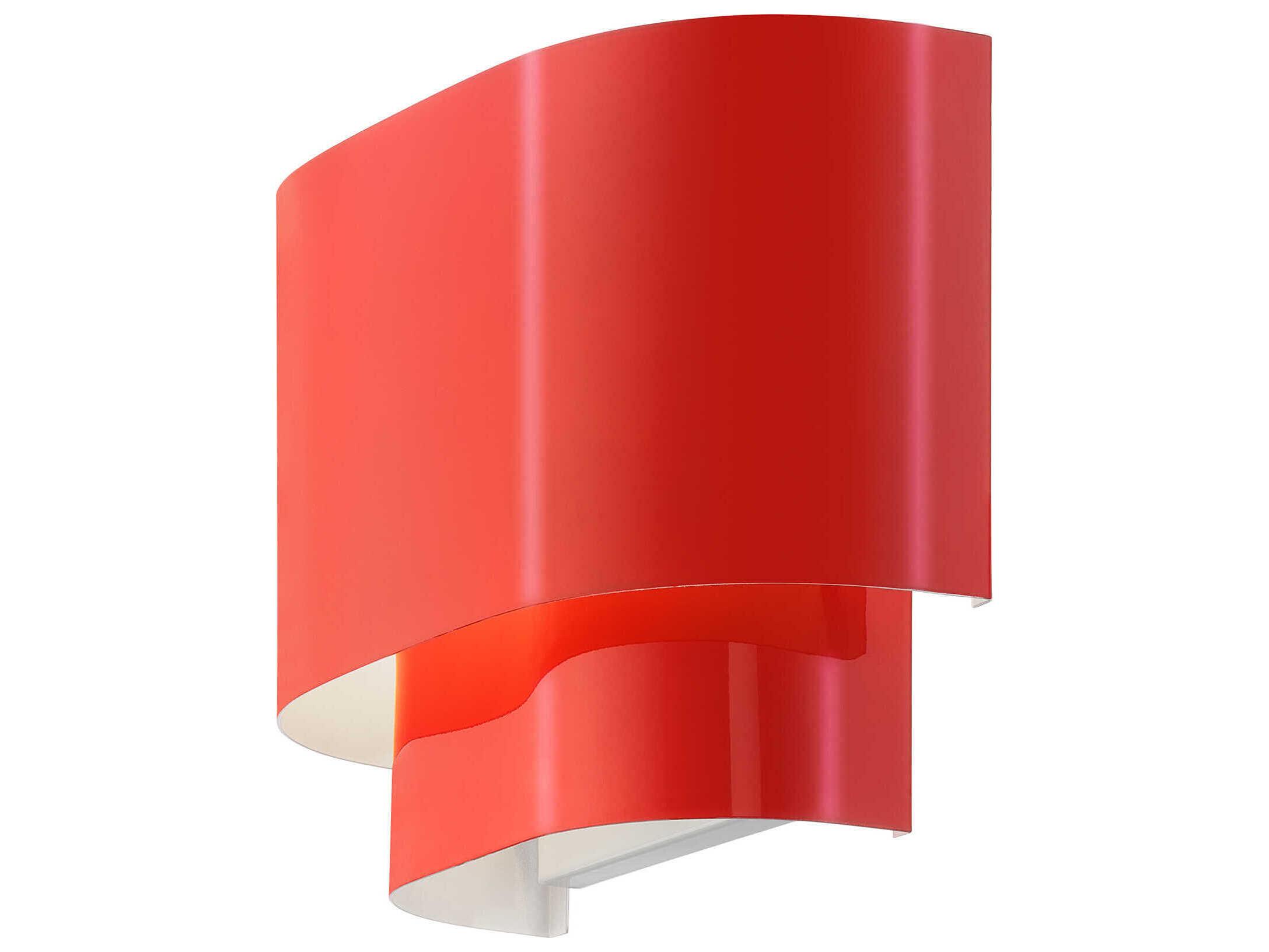 Livex Lighting Springview 1-Light Shiny Red Wall Sconce