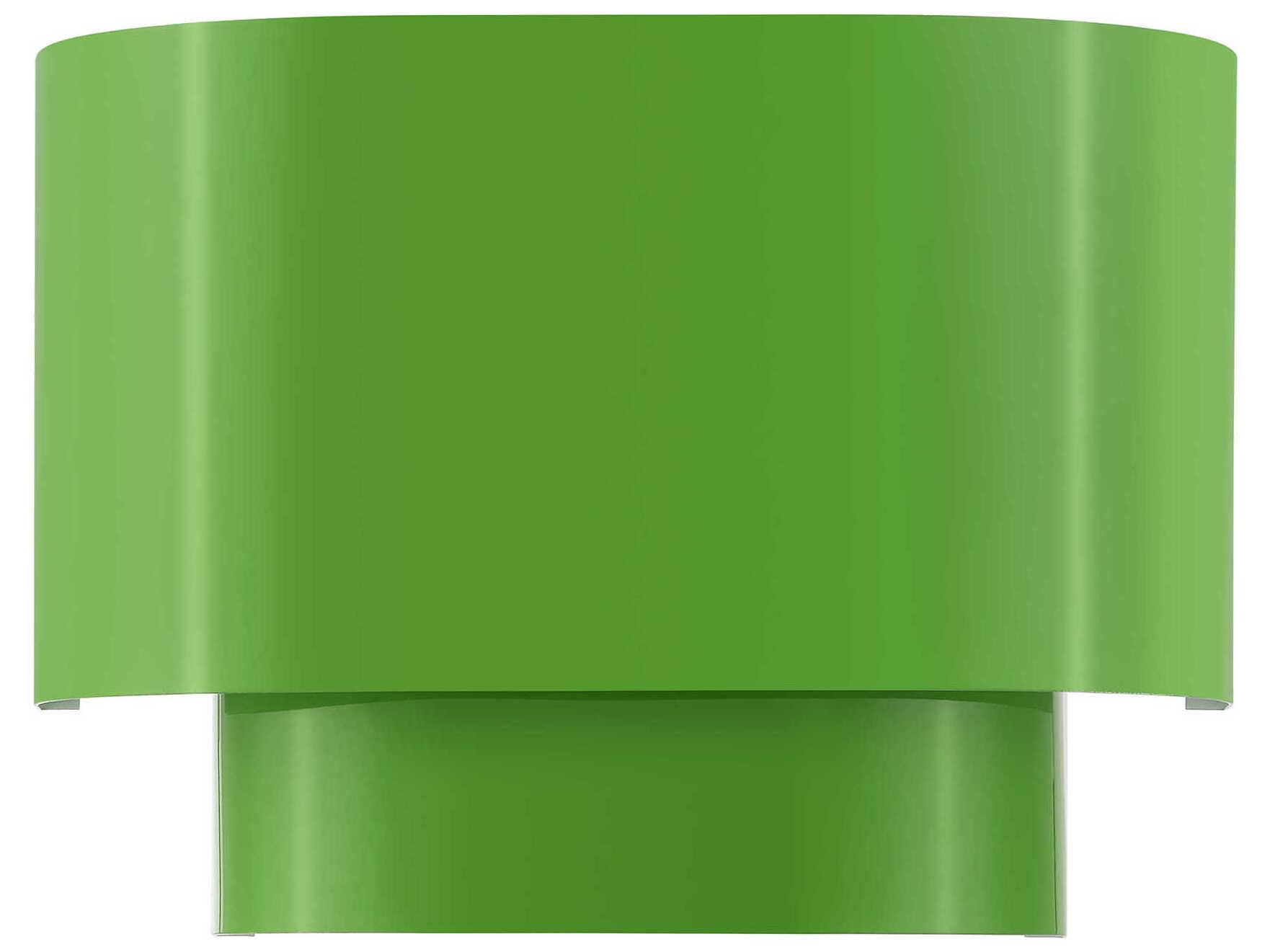 Livex Lighting Springview 1-Light Shiny Apple Green Wall Sconce