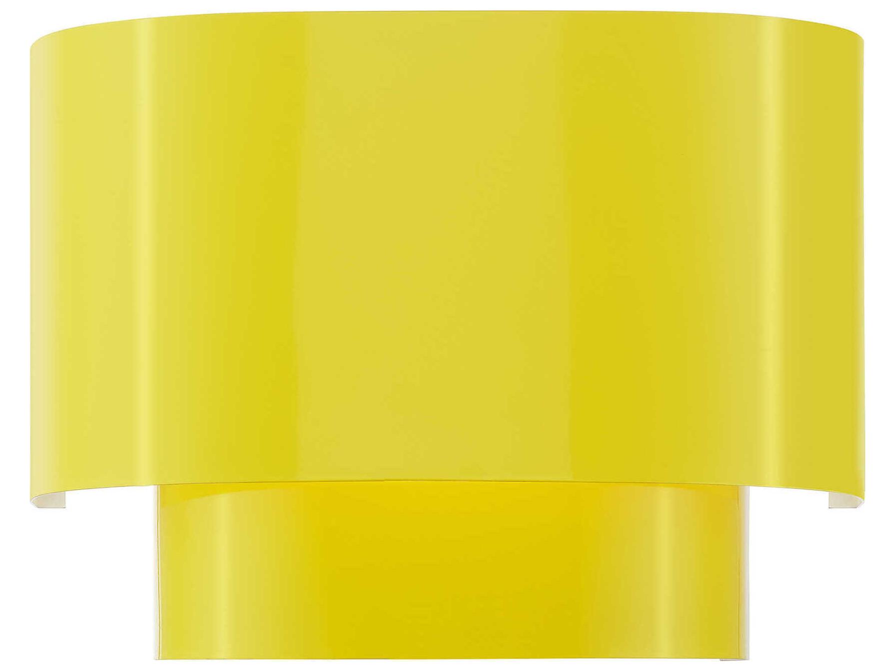 Livex Lighting Springview 1-Light Shiny Yellow Wall Sconce