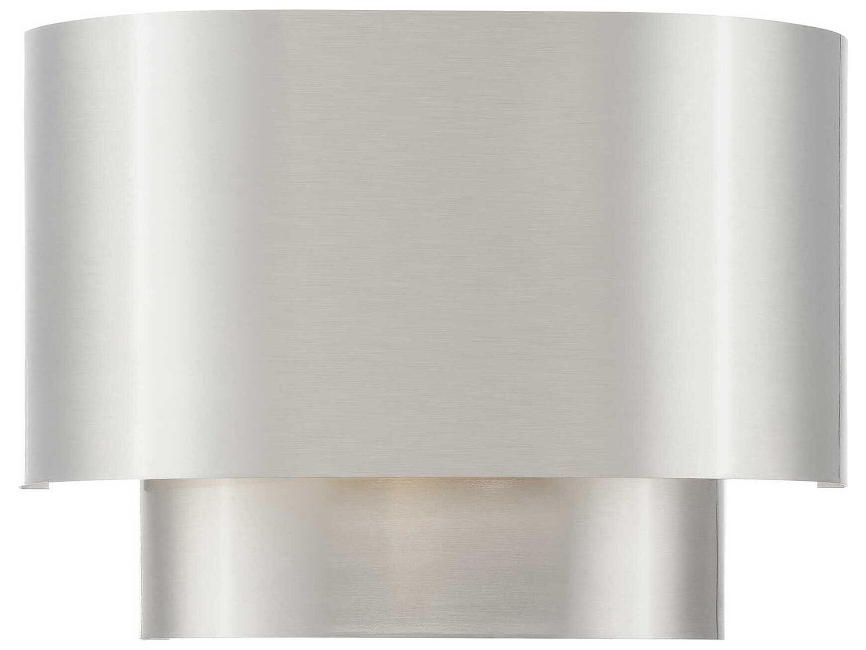 Livex Lighting Springview 1-Light Brushed Nickel Wall Sconce