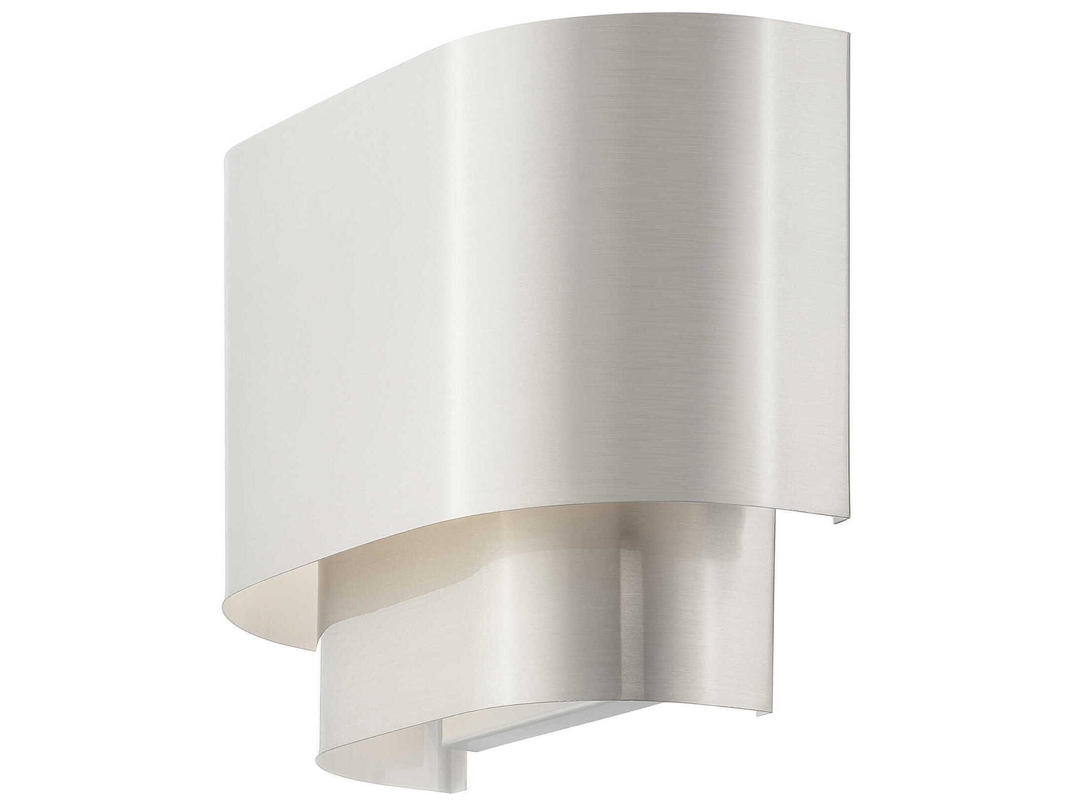 Livex Lighting Springview 1-Light Brushed Nickel Wall Sconce
