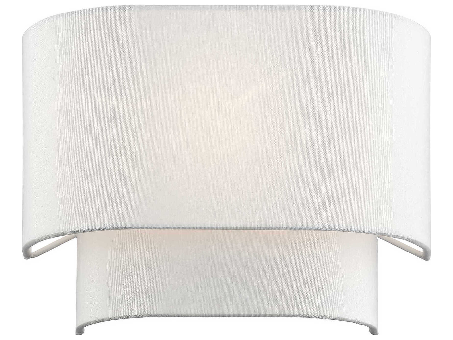 Livex Lighting Manorwood 1-Light White Wall Sconce