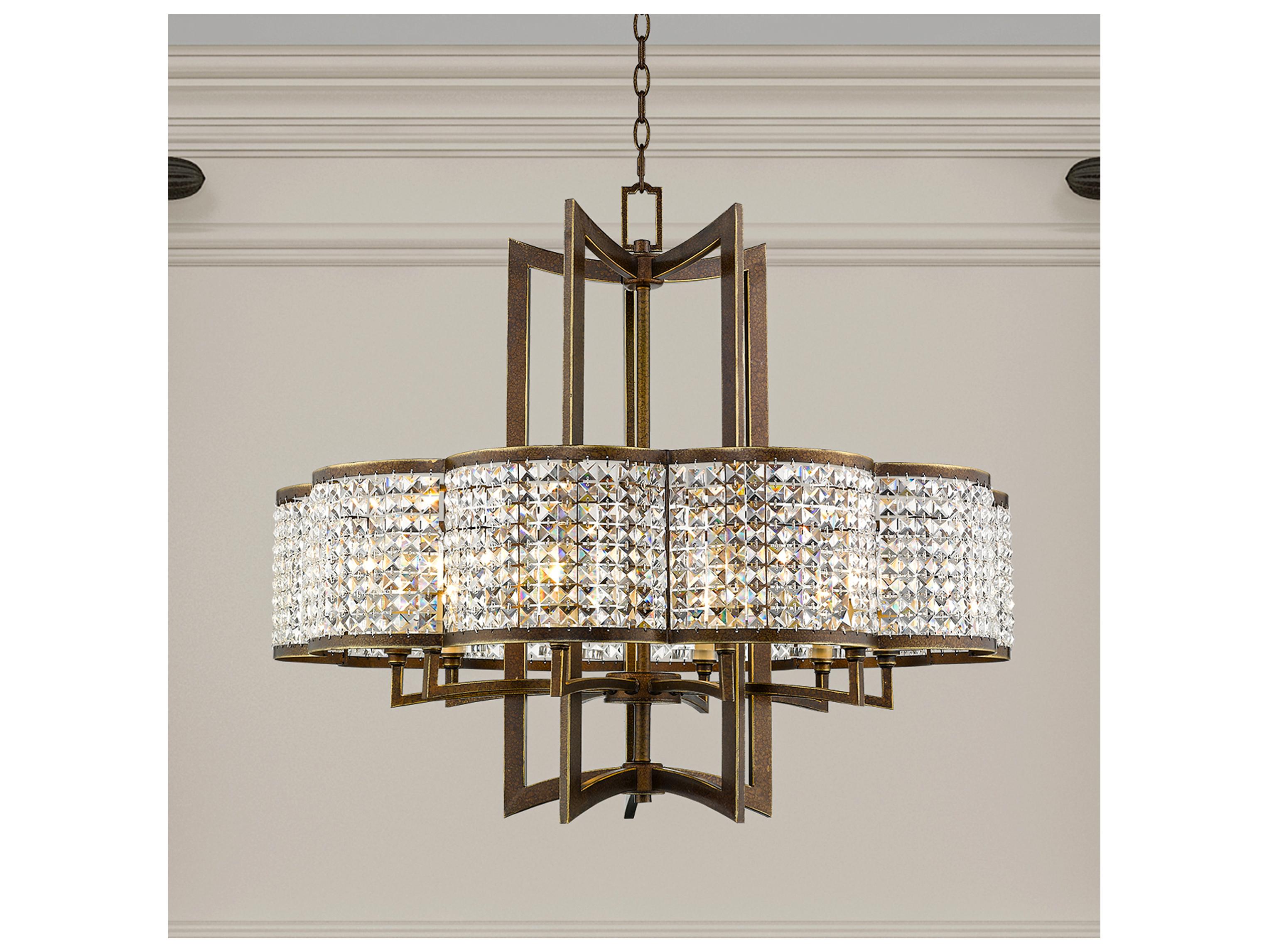 Livex Lighting Grammercy 10-Light Hand Applied Palacial Bronze Chandelier